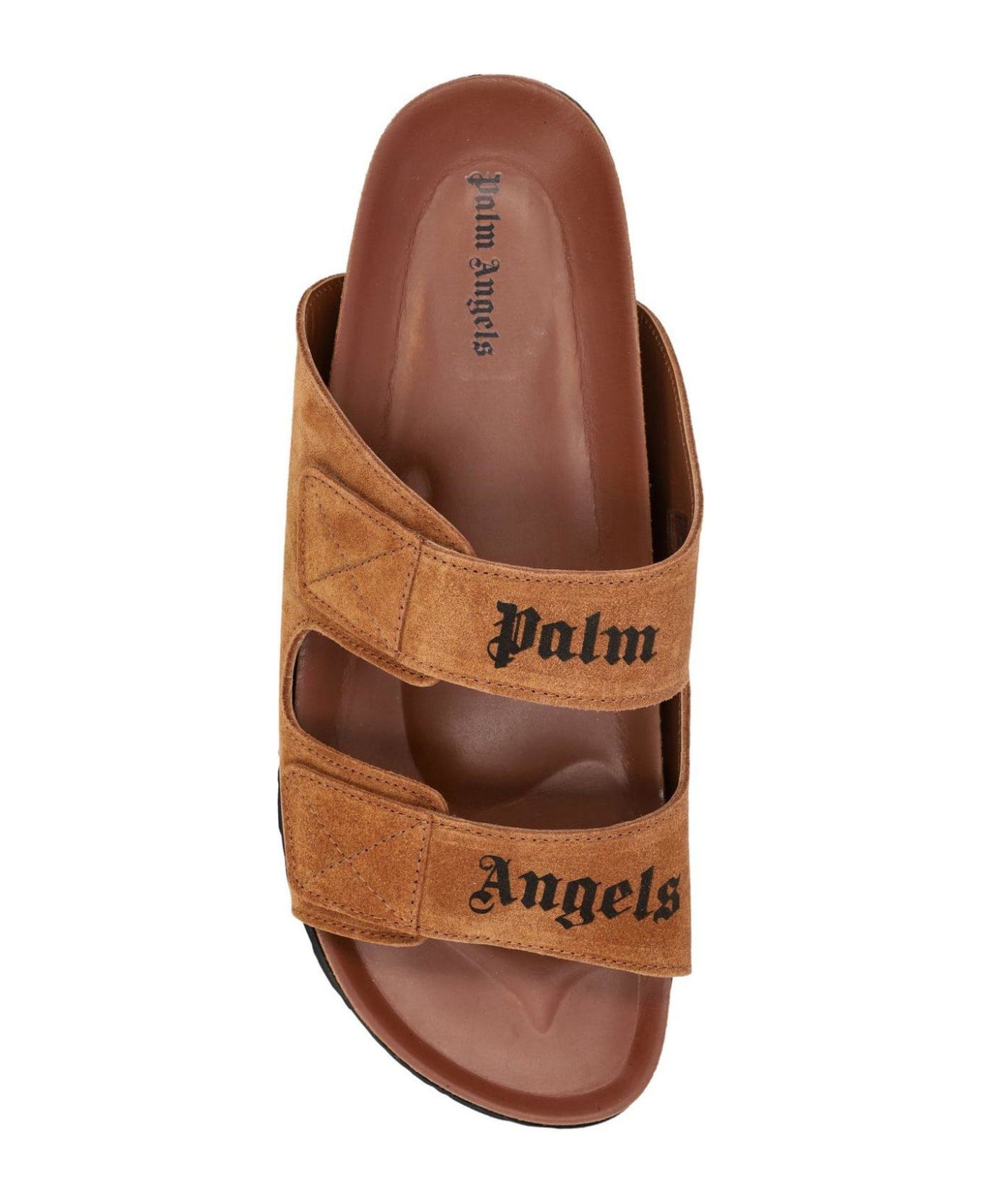 Palm Angels Logo-printed Sandals - Sabbia