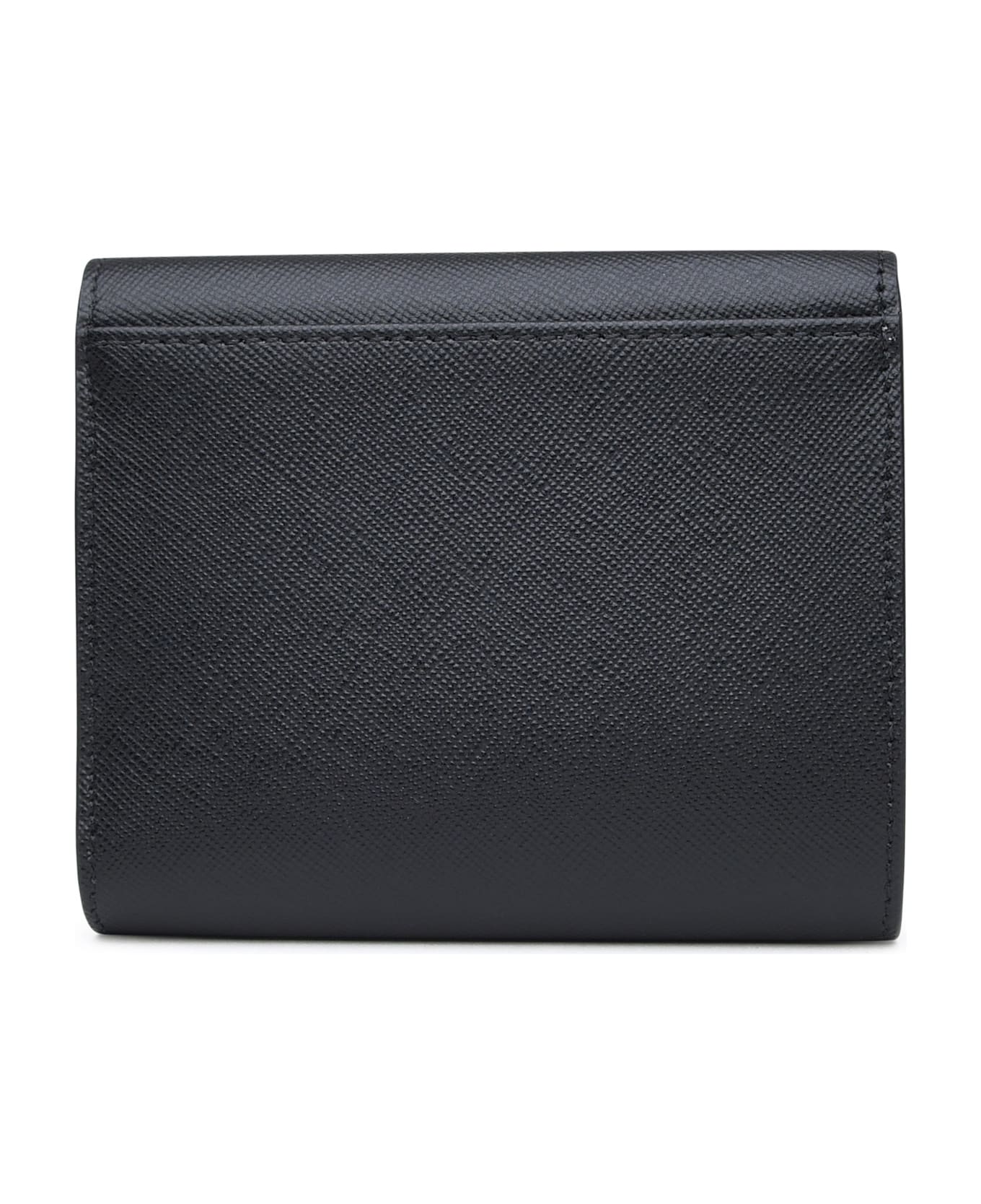 Marni Black Leather Wallet - N Black