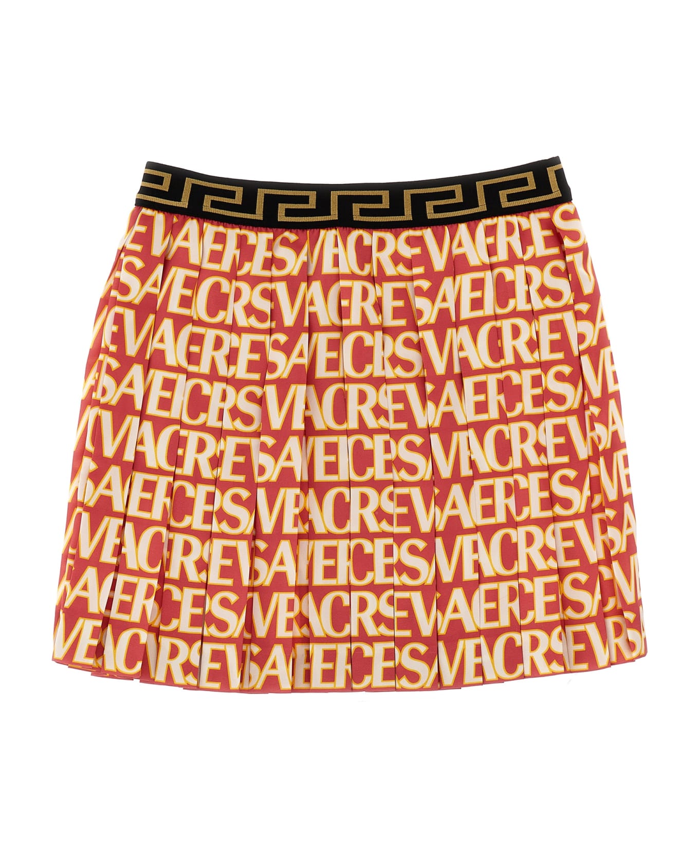 Versace 'versace Allover Kids' Capsule La Vacanza Skirt - Fuchsia ボトムス