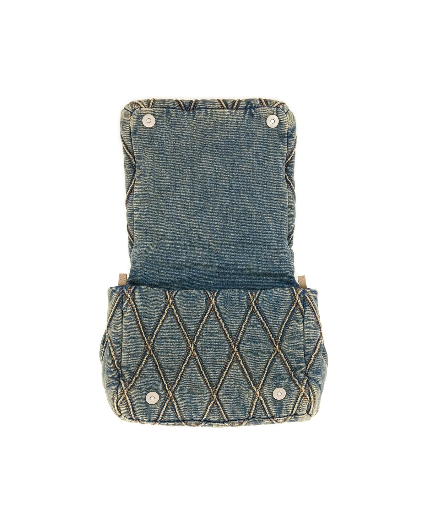 Diesel "charm-d" Small Shoulder Bag - GREY