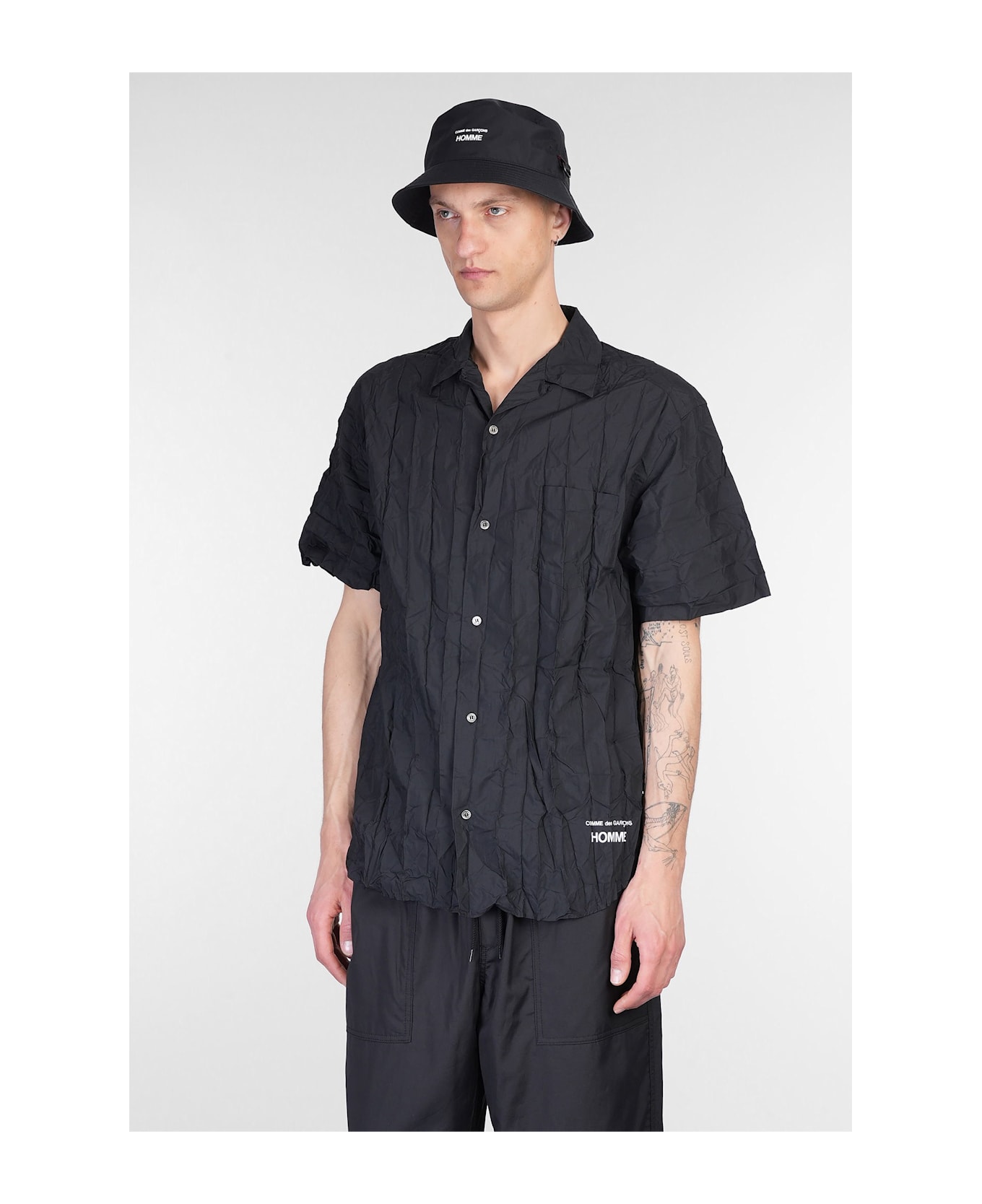 Comme des Garçons Homme Shirt In Black Polyester - black