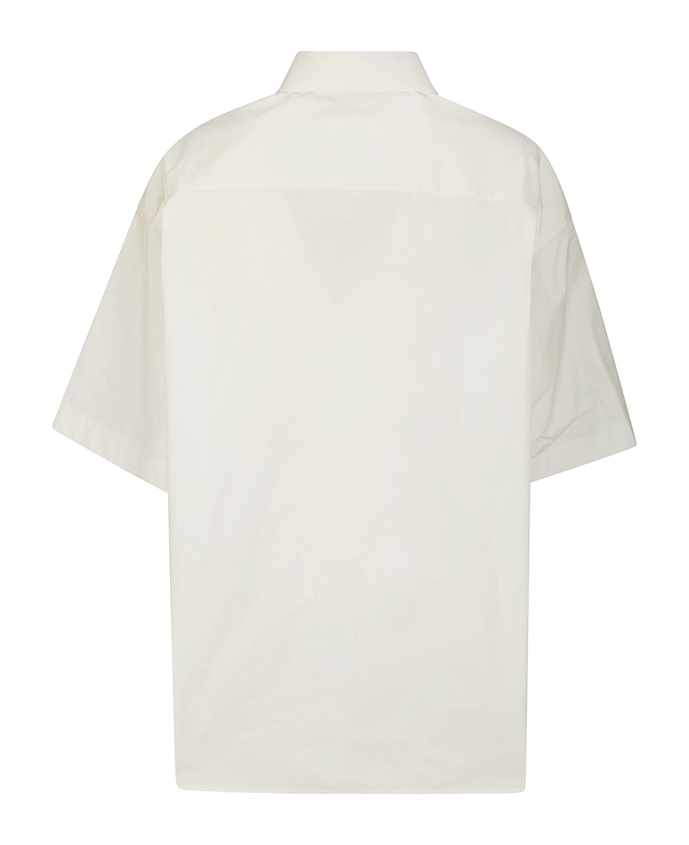 Maison Margiela Oversized Short-sleeved Shirt - WHITE