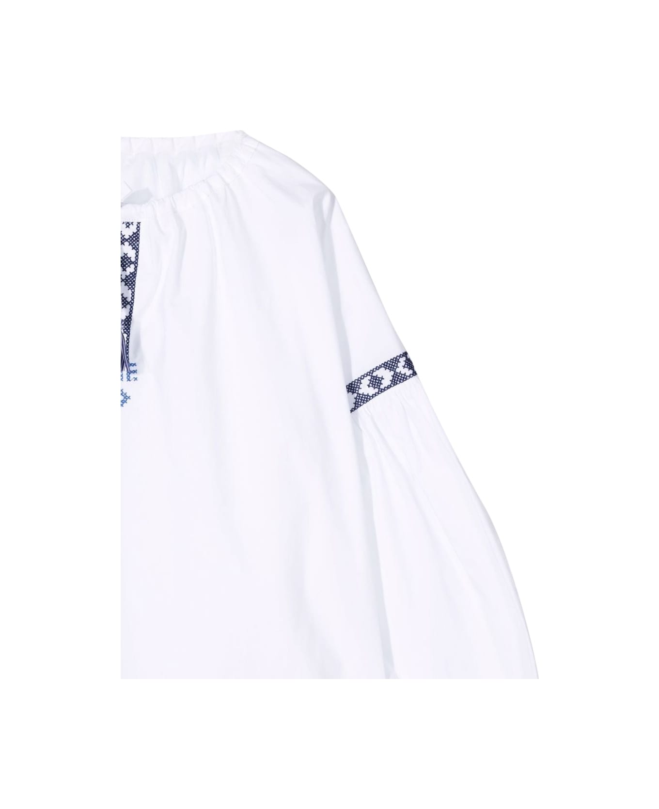Il Gufo White/blue M/long Shirt - WHITE