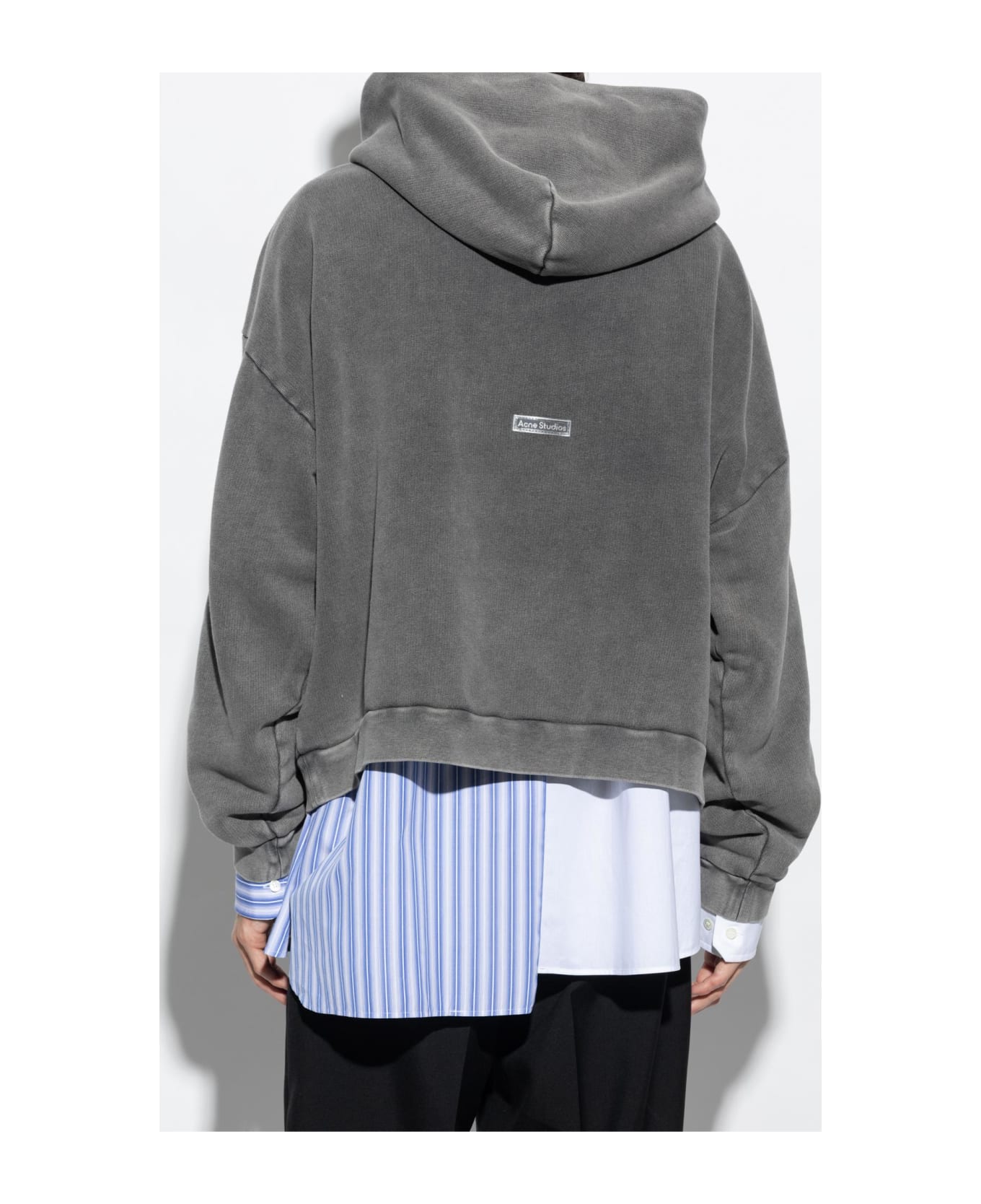 Acne Studios Hoodie With Logo Patch - BM0