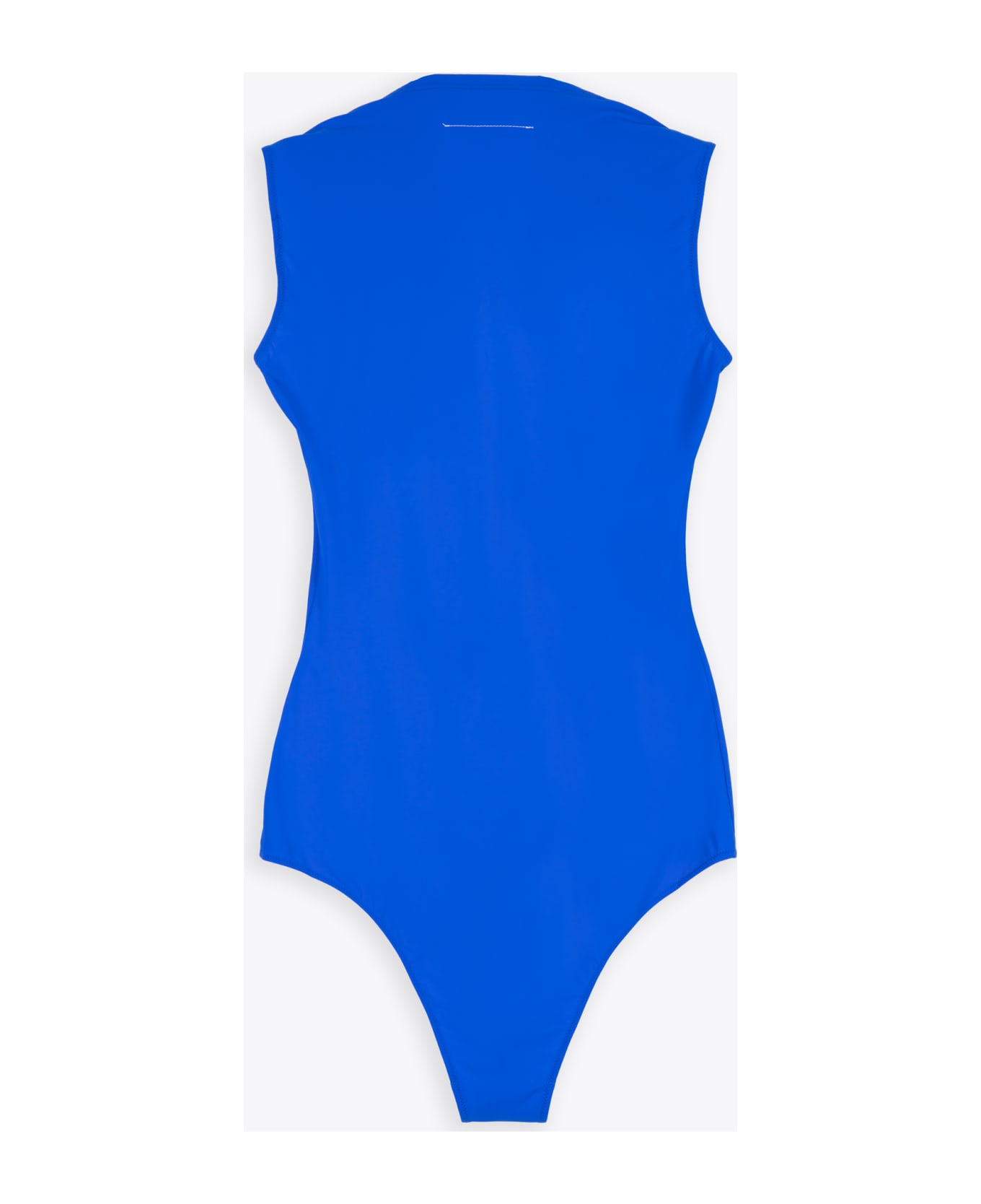 MM6 Maison Margiela Lycra V-neck Bodysuit - Blu