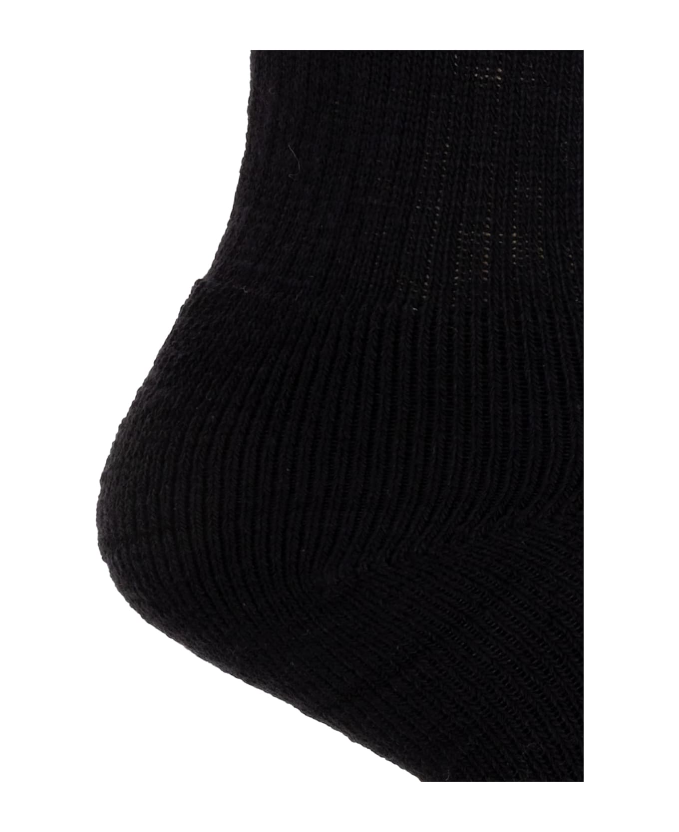 Y-3 Long Socks With Logo - Black