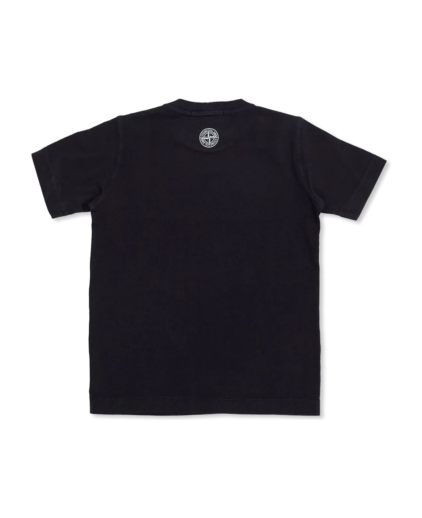 Stone Island Kids T-shirts And Polos Black - Black