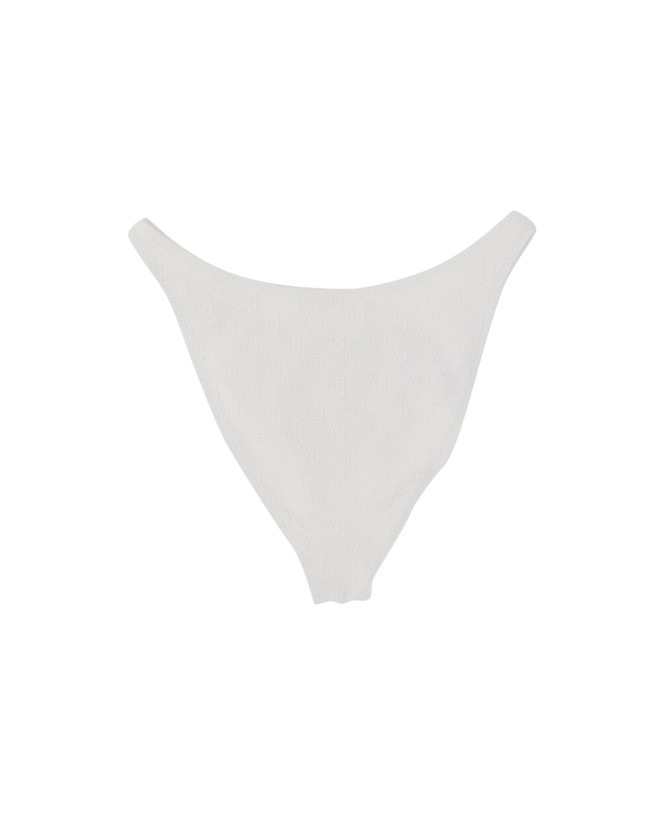 T by Alexander Wang Bikini Briefs With Logo - WHITE