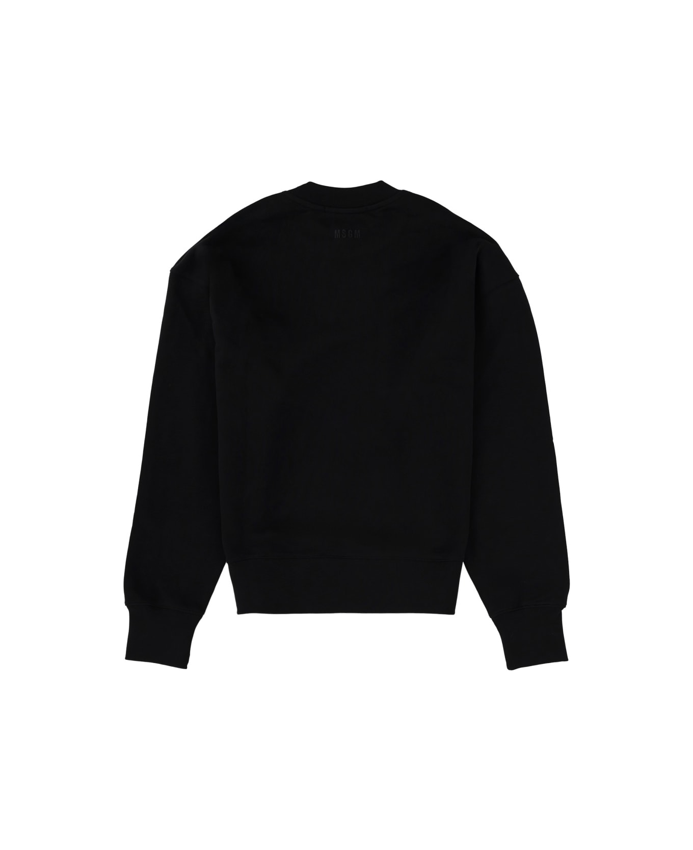 MSGM "follow The Rabbit" Sweatshirt - BLACK