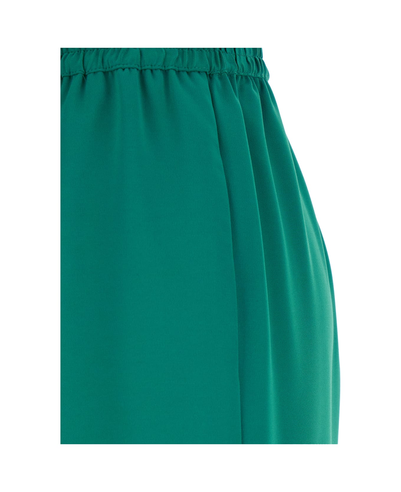 Gianluca Capannolo 
antonia
 Water Green Pants With Elastic Waist In Technical Fabric Woman - Green