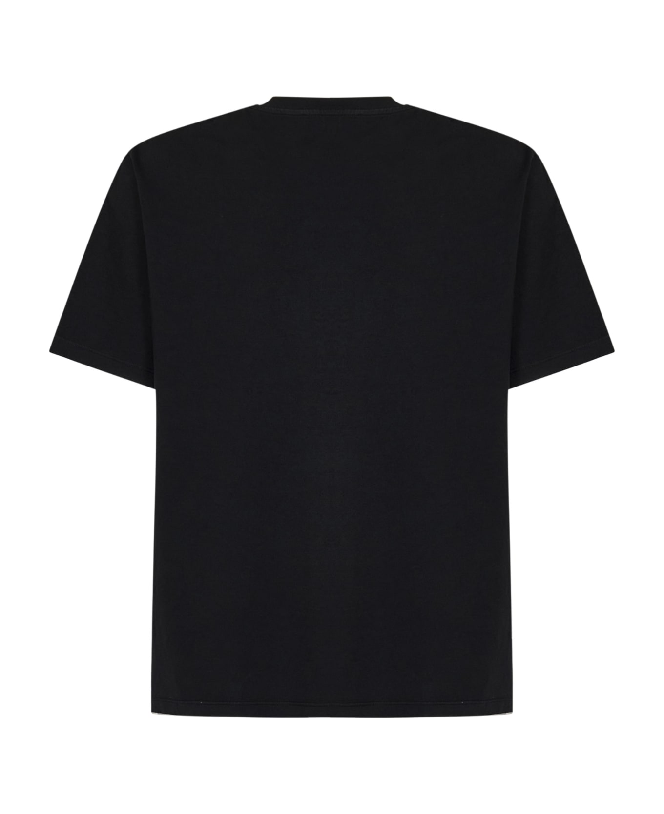 Balmain Western Print T-shirt - Eah Noir Multico