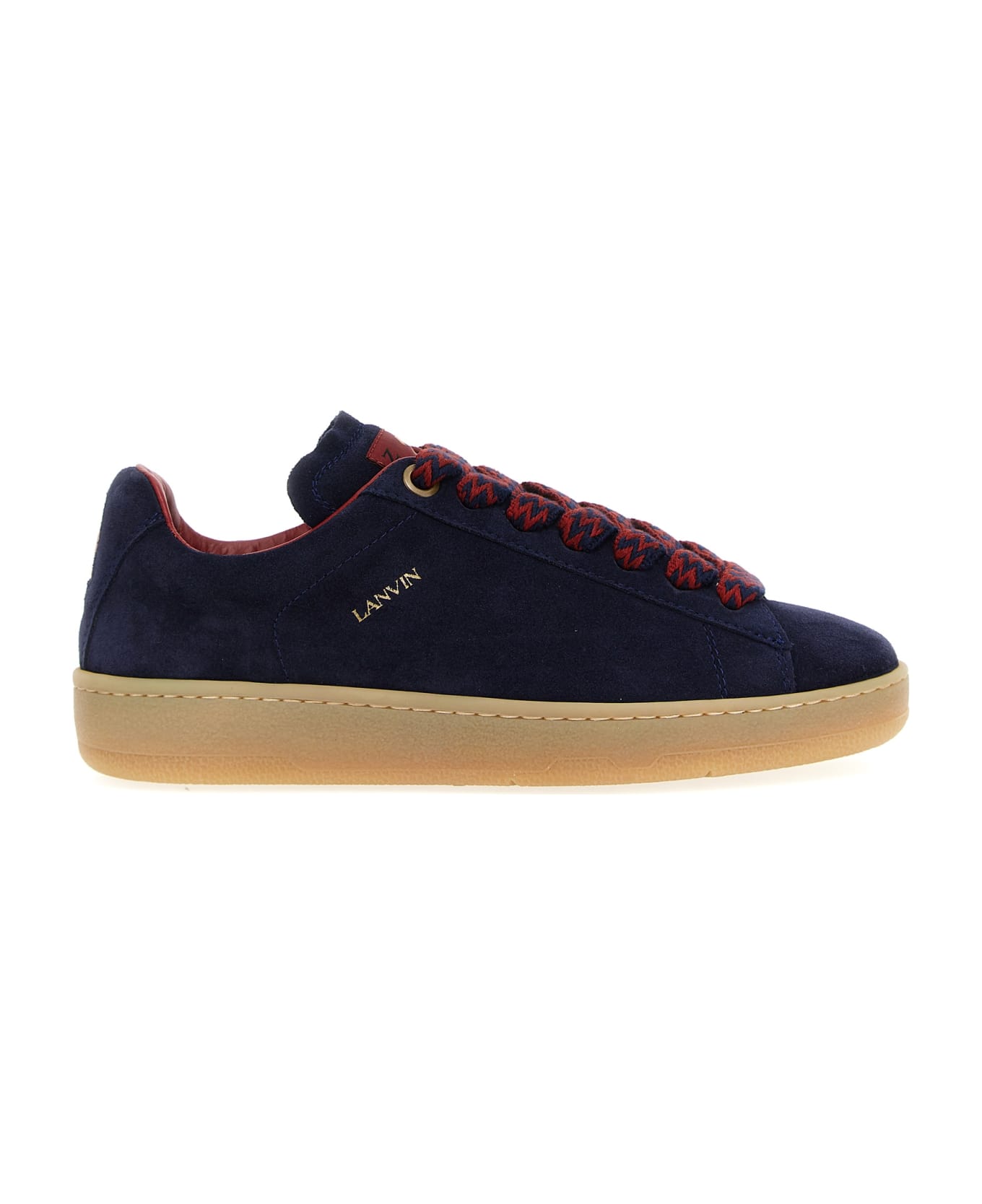 Lanvin 'lite Curb' Sneakers - Navy Blue/red スニーカー