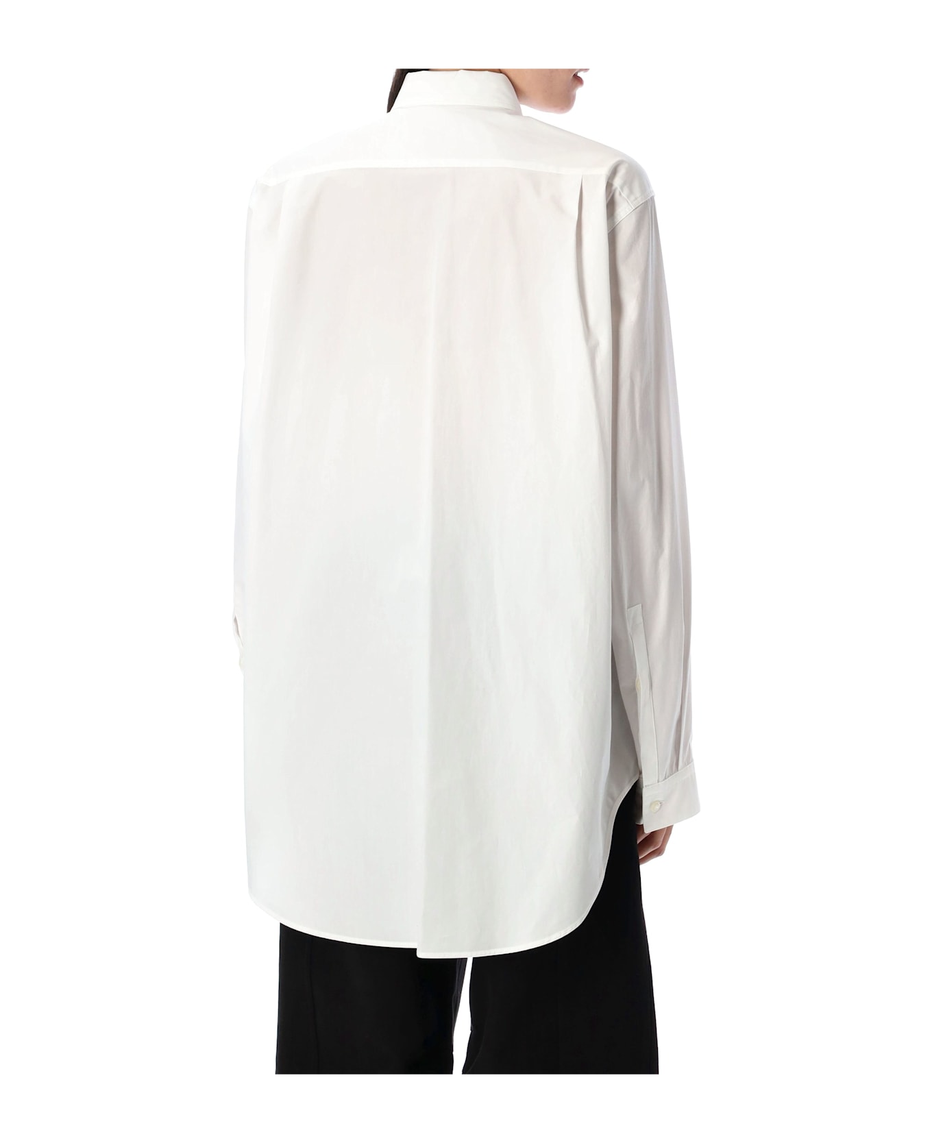 Moncler Cotton Shirt - WHITE