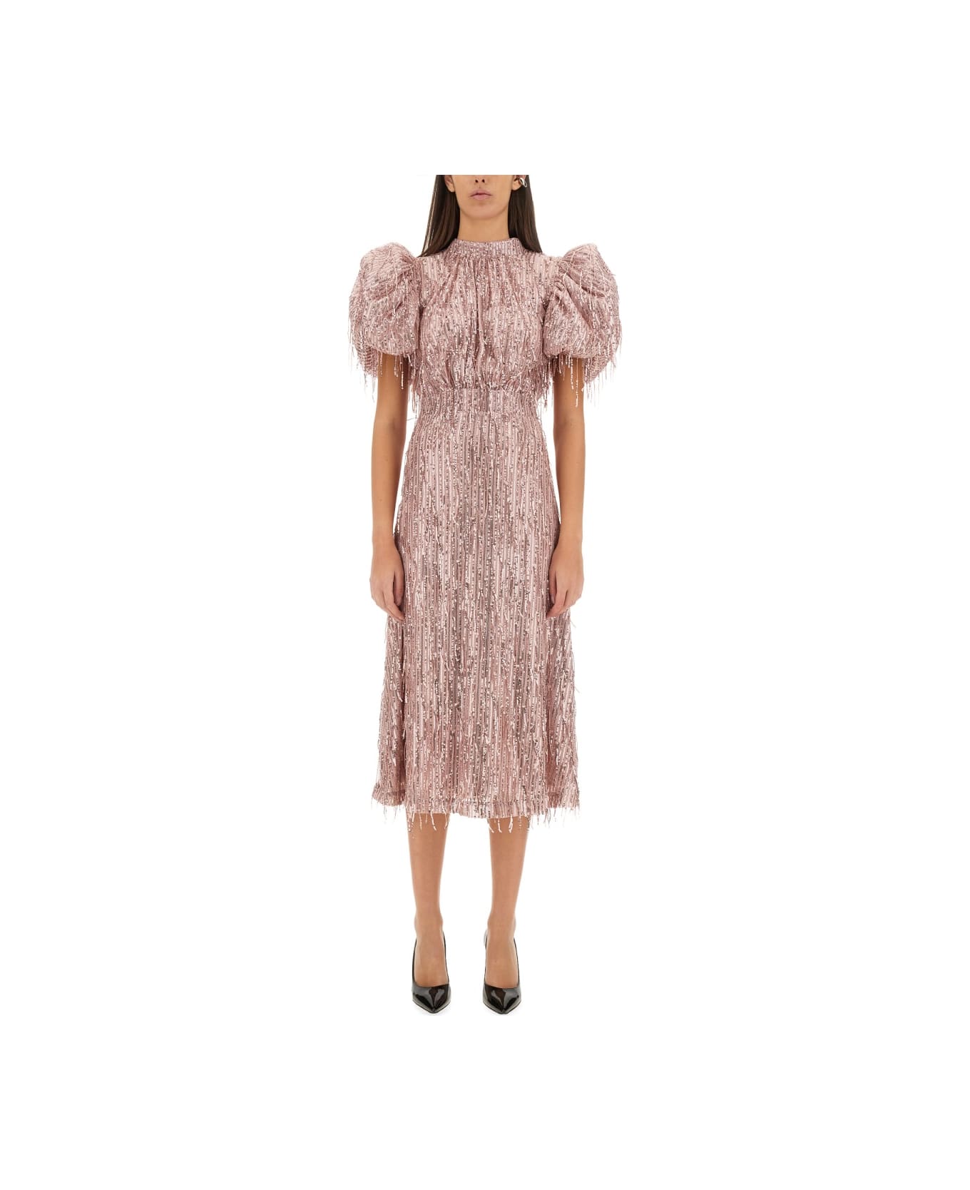 Rotate by Birger Christensen Mini Dress With Bangs - Non definito