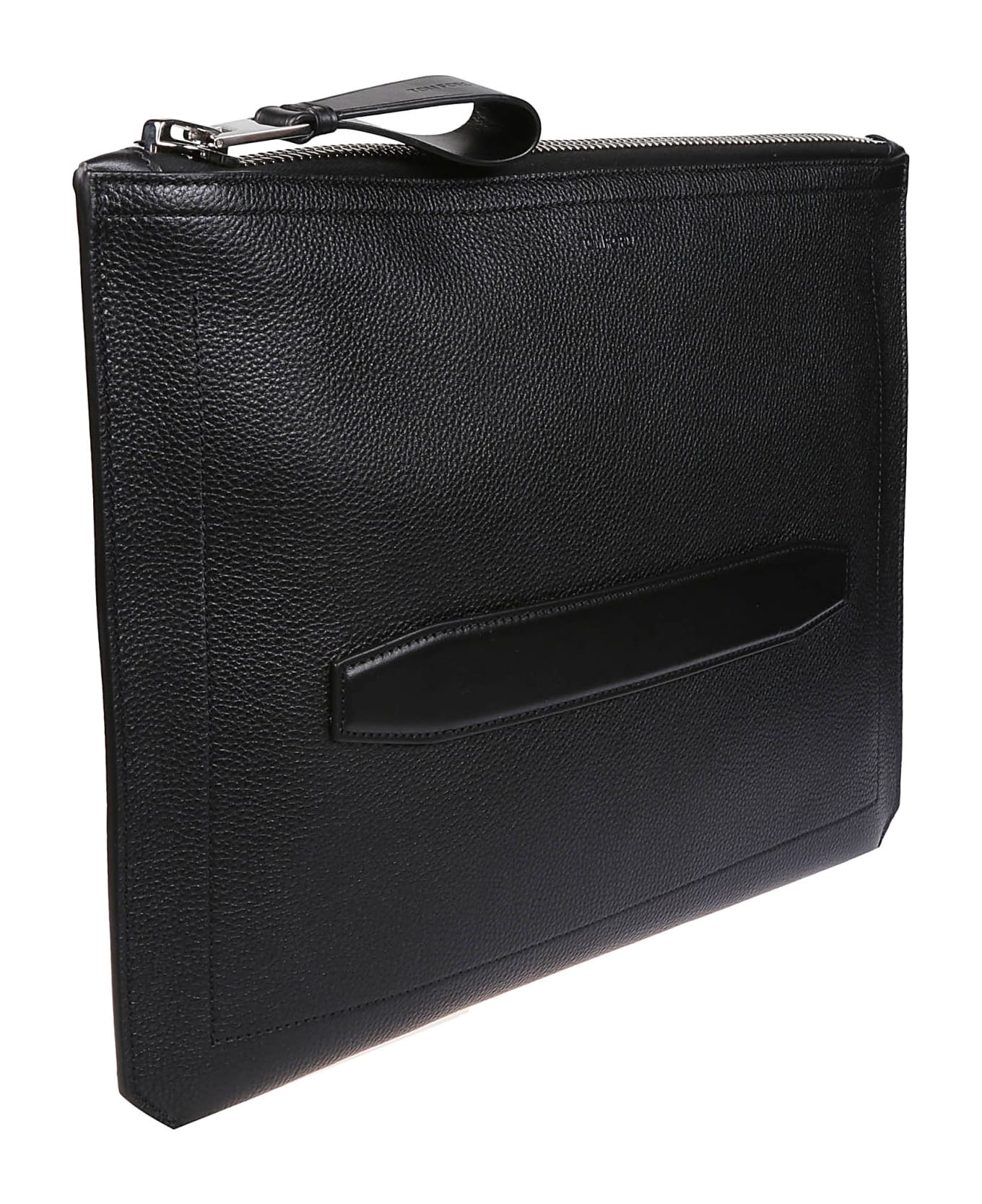 Tom Ford Buckley Handle Pochette - BLACK