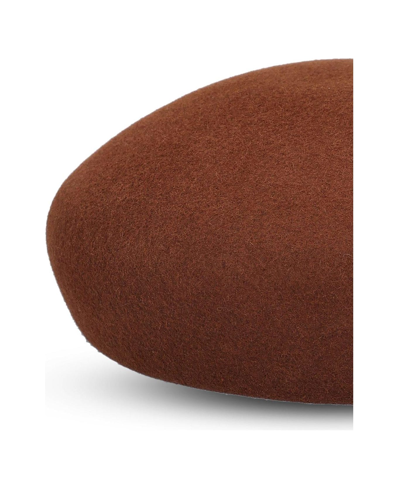 Loro Piana Knitted Beret Hat - PECAN SYRUP