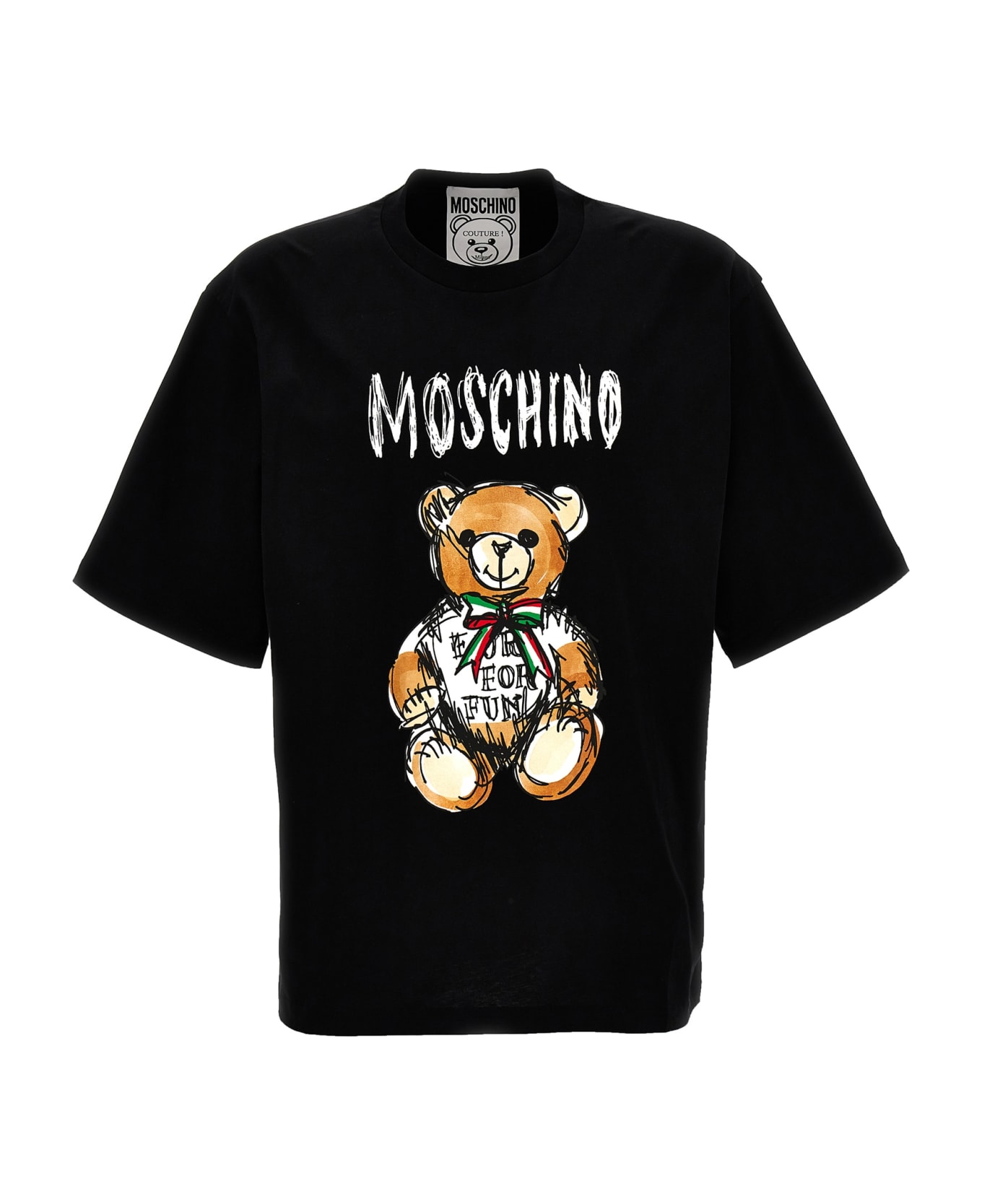 Moschino 'archive Teddy' T-shirt - Nero シャツ