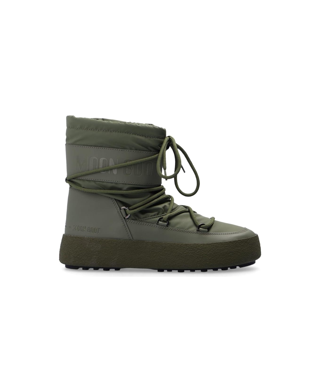 Moon Boot 'mtrack' Snow Boots - GREEN ブーツ