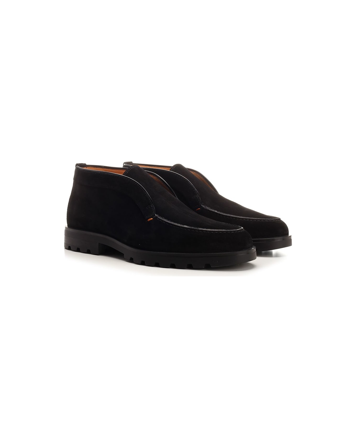 Santoni Desert Boot - Black