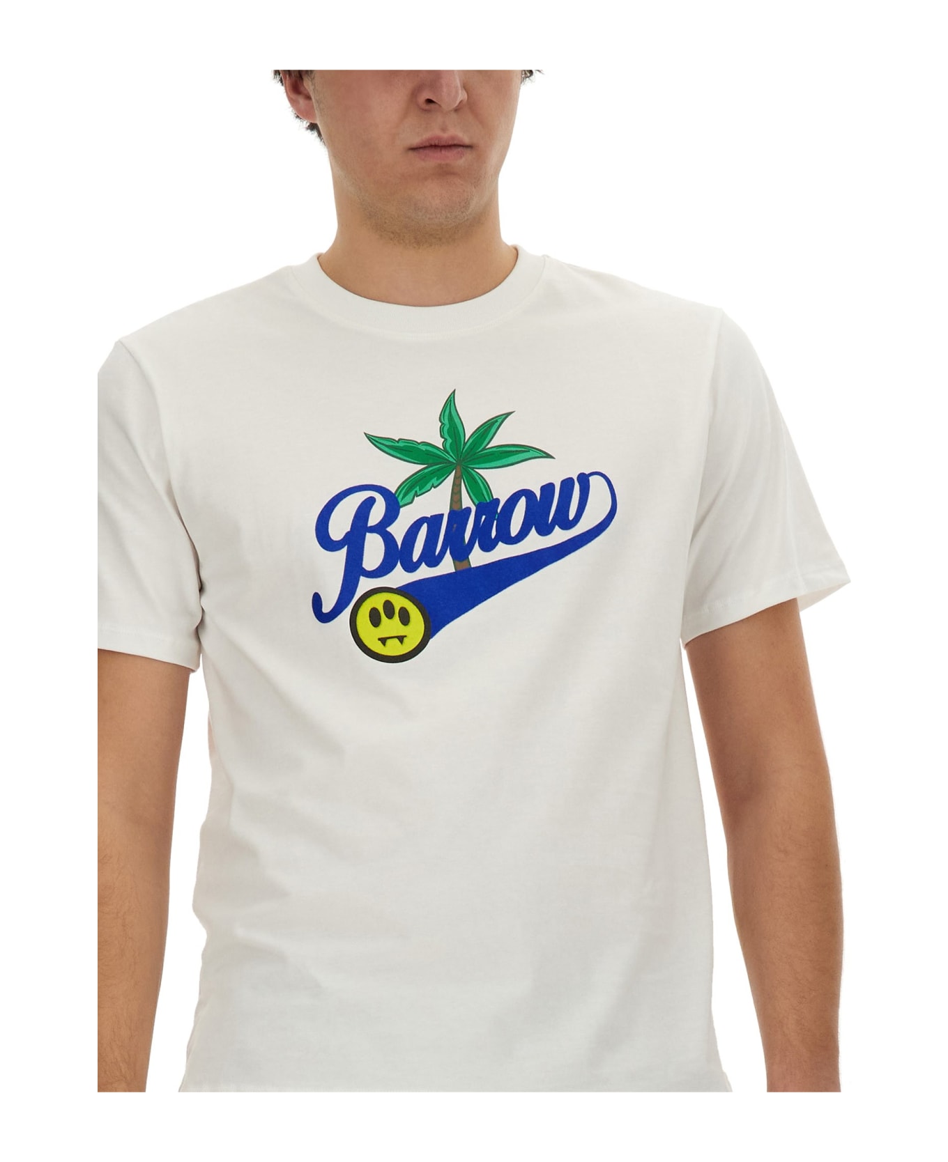 Barrow T-shirt With Logo - BIANCO