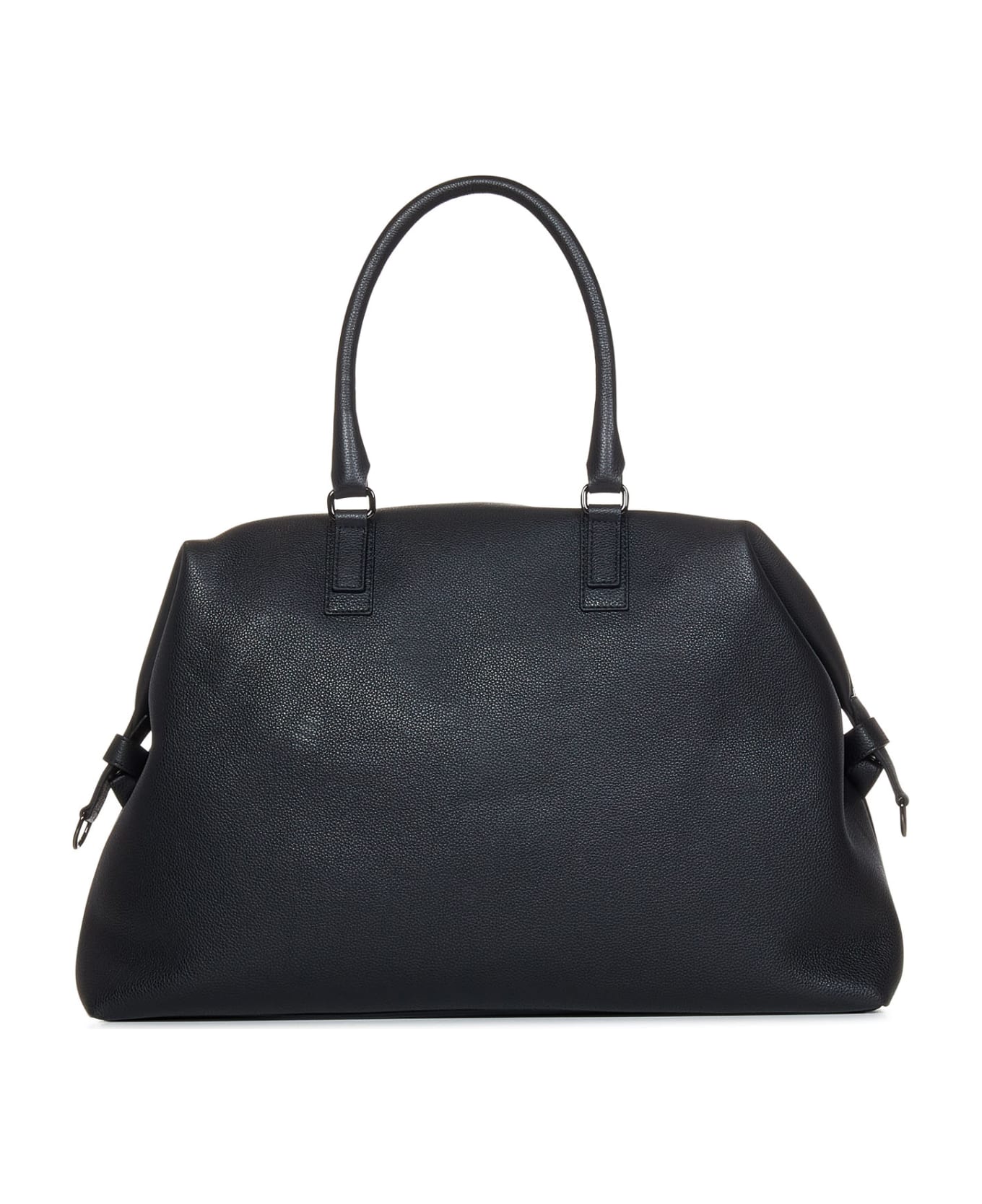 Dsquared2 Leather Holdall Bag - Black トラベルバッグ