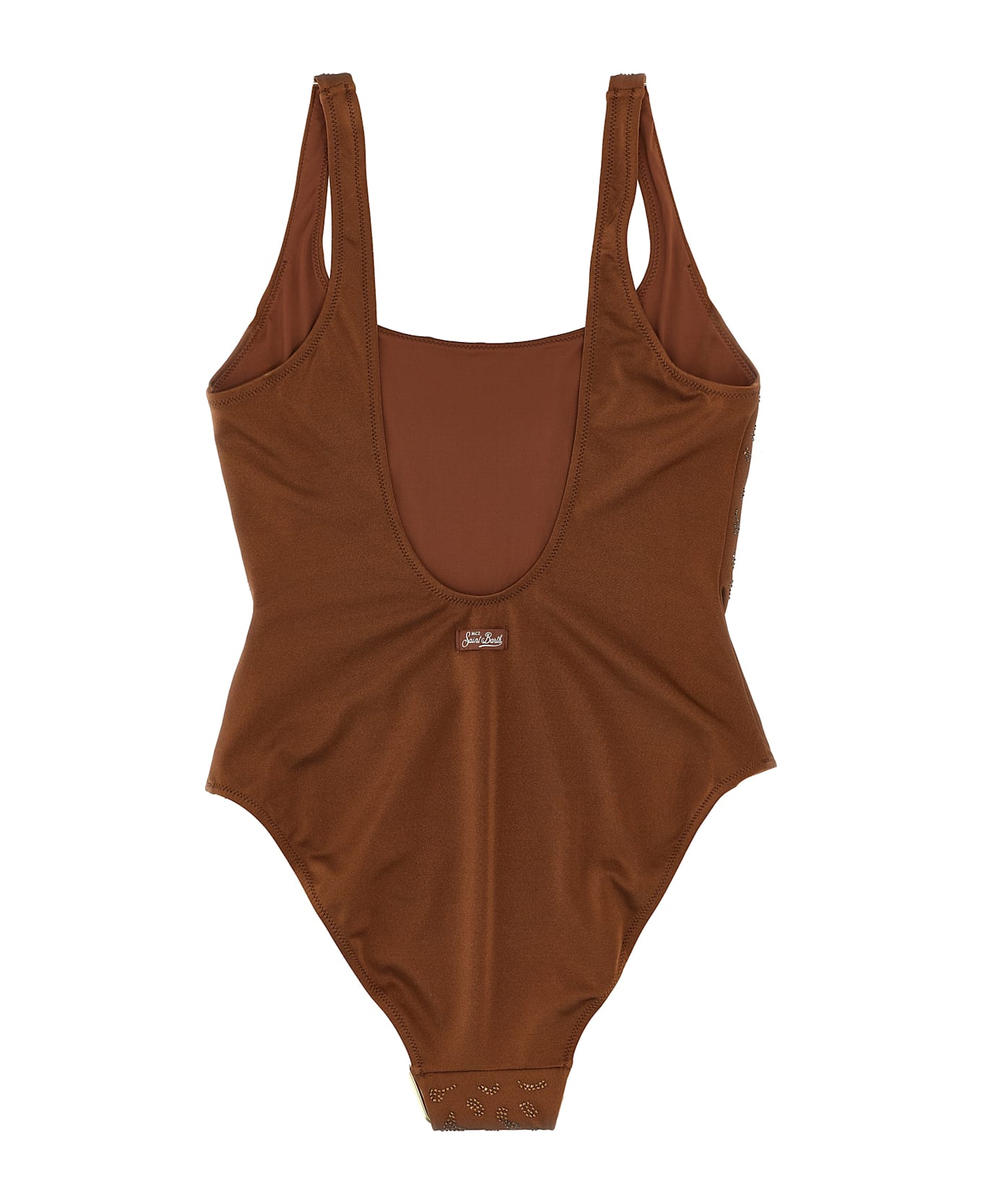 MC2 Saint Barth 'lora' One-piece Swimsuit - Brown