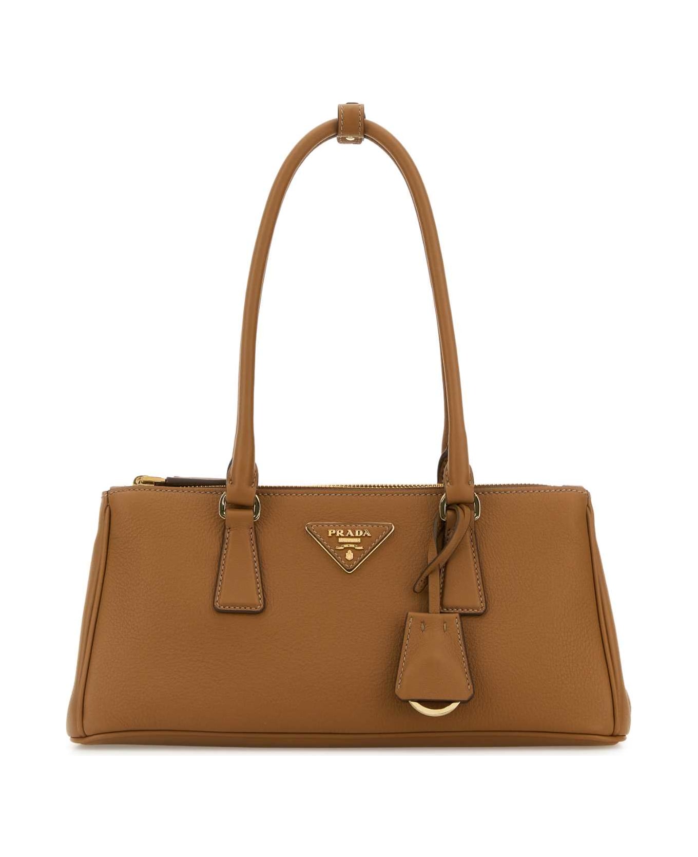 Prada Camel Leather Shoulder Bag - CARAMEL 0