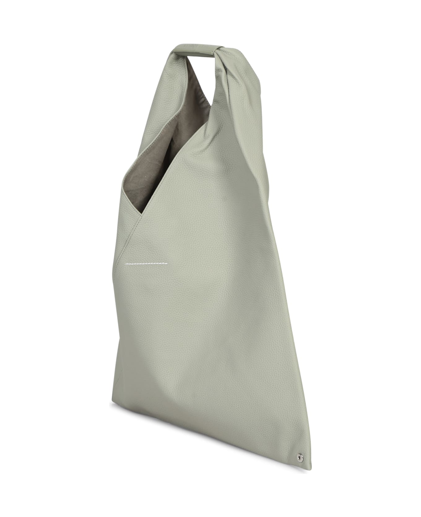 MM6 Maison Margiela Green Leather Triangle Bag | italist
