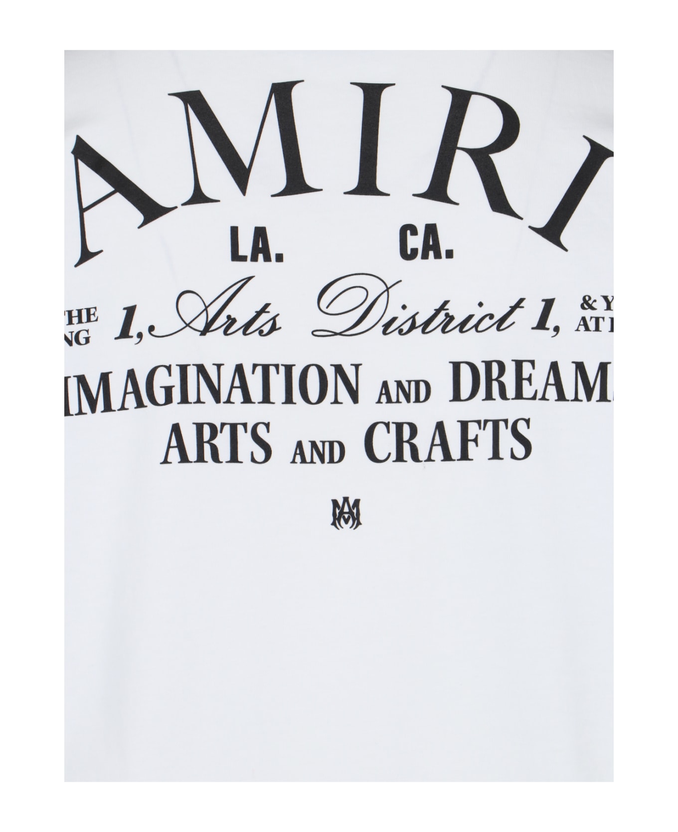 AMIRI Back Logo T-shirt - White シャツ