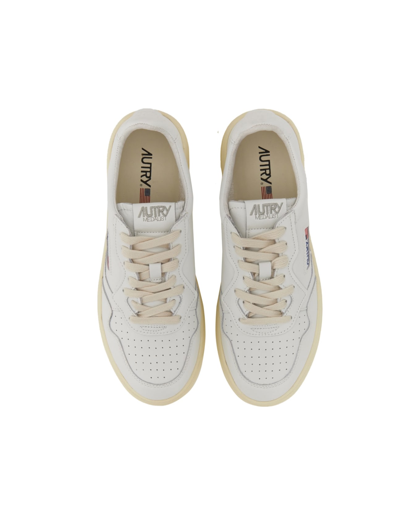 Autry Medalist Low Sneaker - WHITE