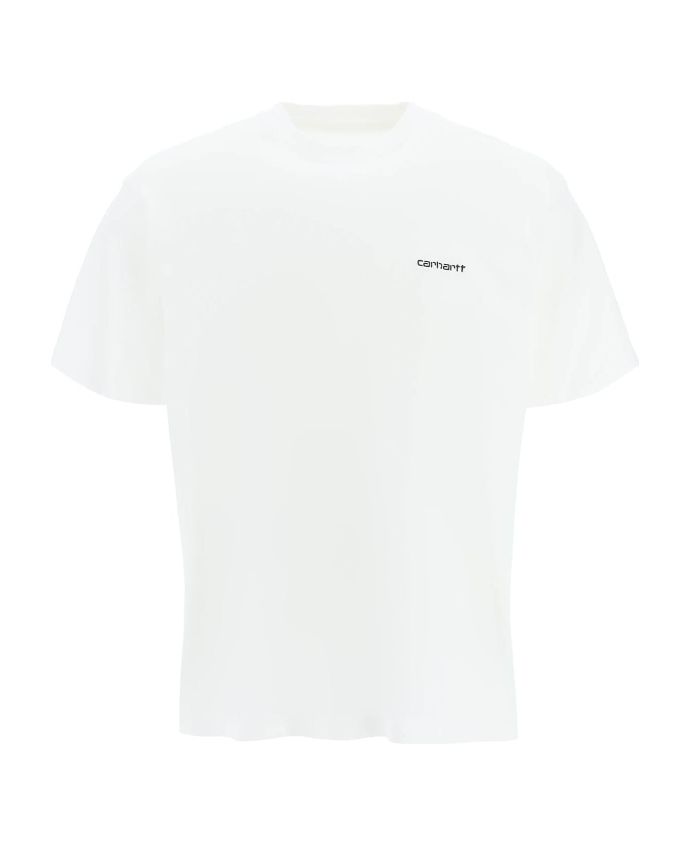 Carhartt Logo Embroidery T-shirt - White