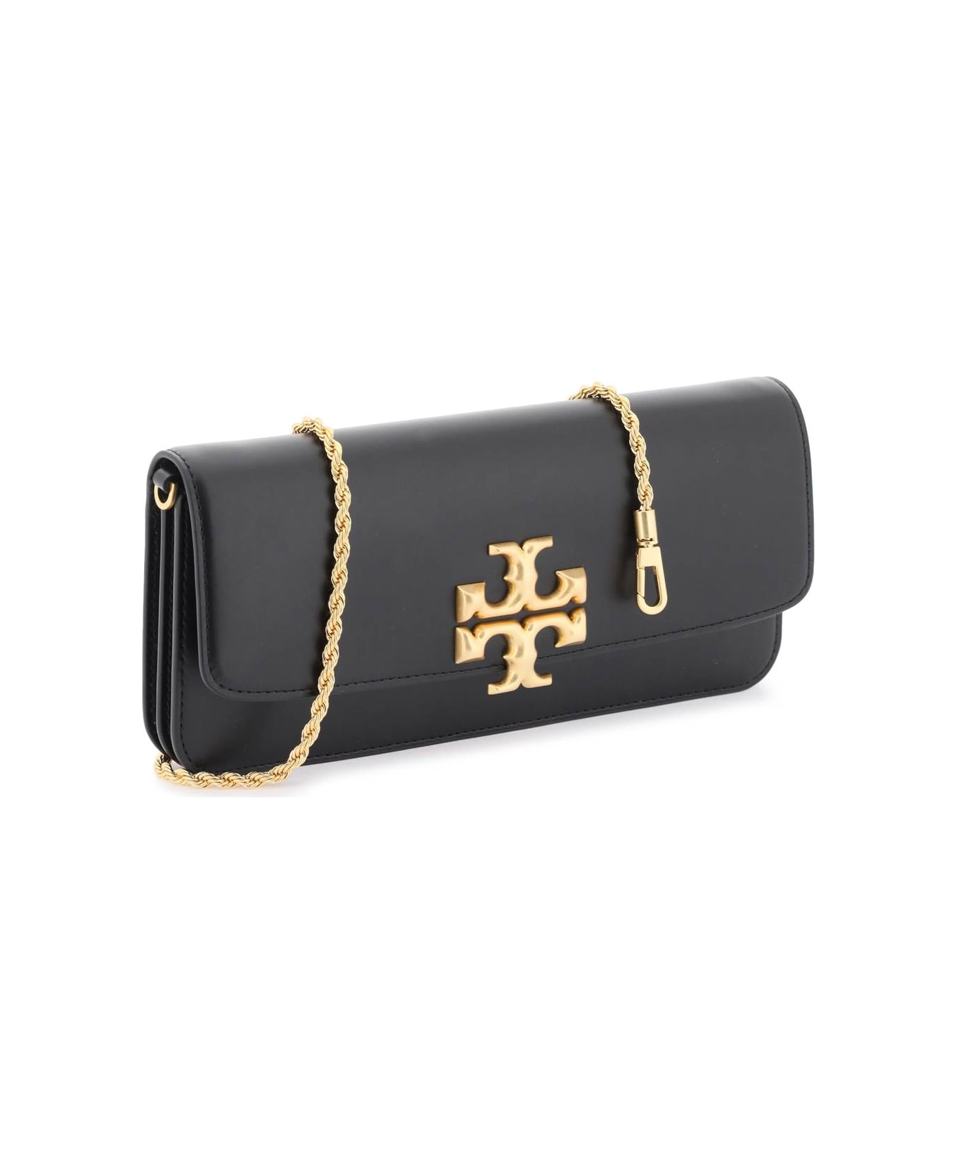 Tory Burch Eleanor Clutch With Chain - BLACK (Black)