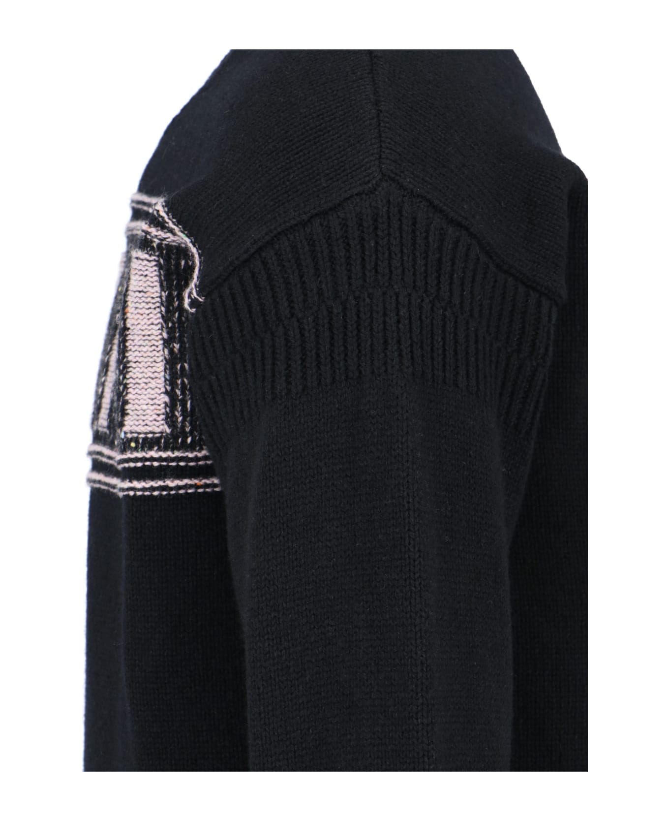 Marni Logo Crewneck Jumper - Black ニットウェア