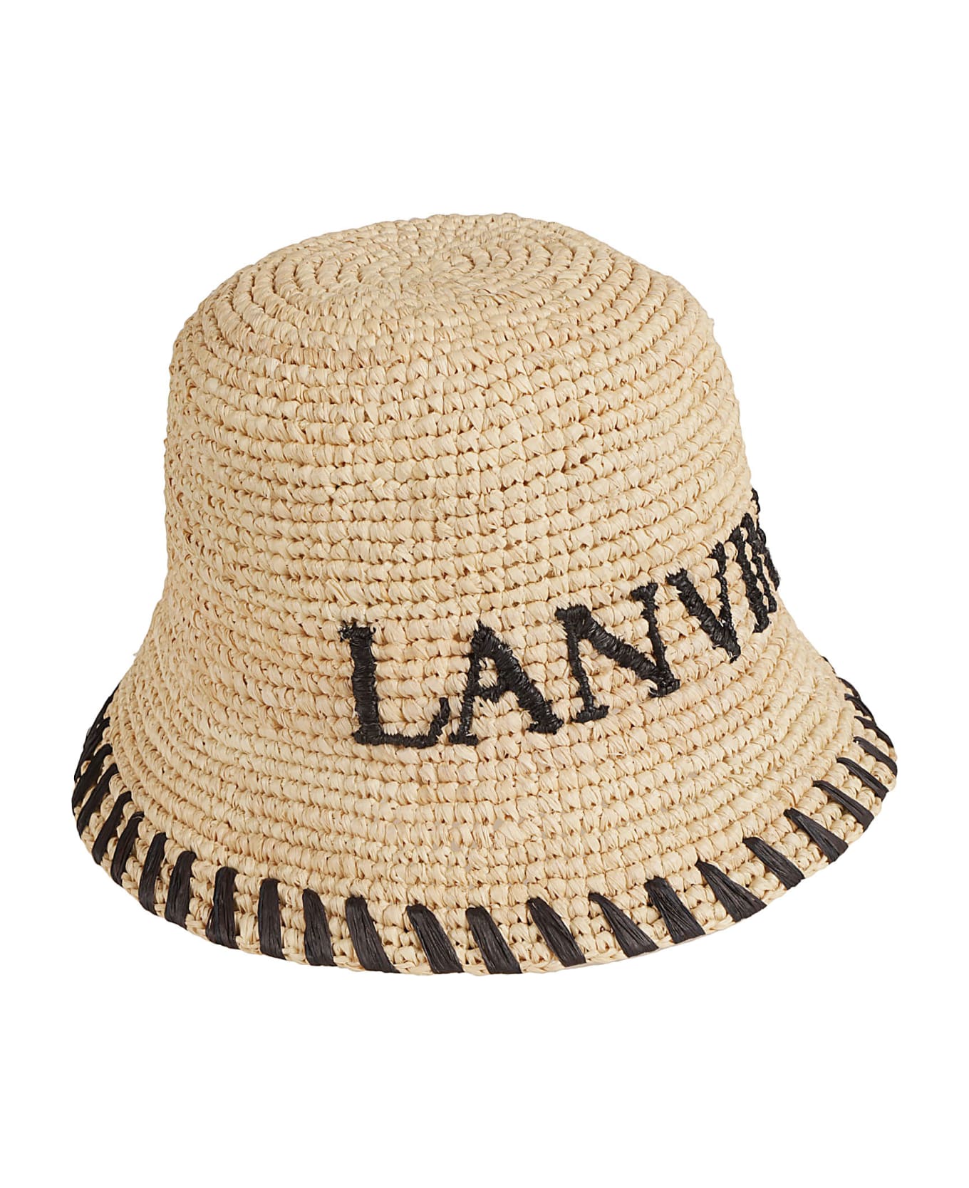 Lanvin Ete Bucket Hat - Natural Black