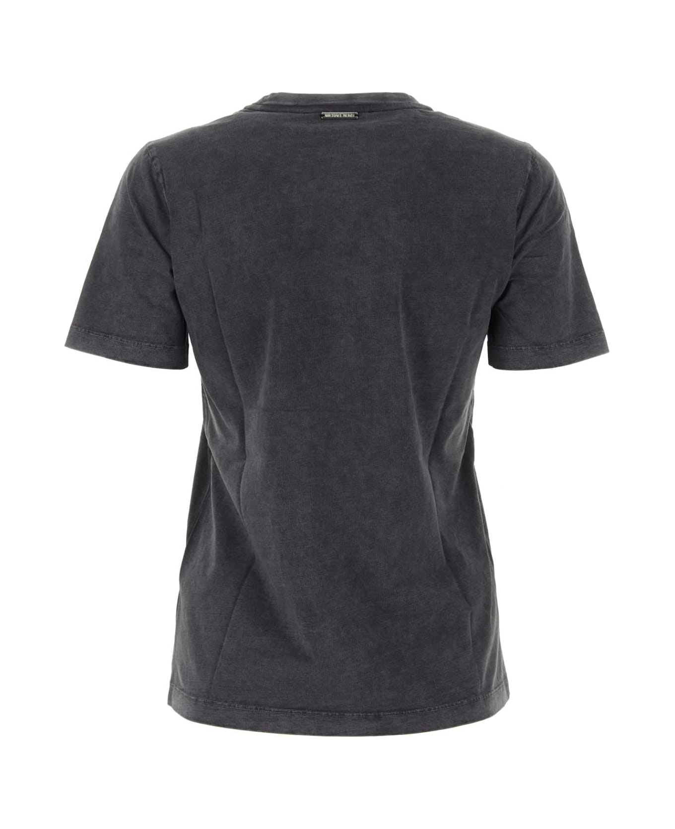 Michael Kors Black Cotton T-shirt - BLACK