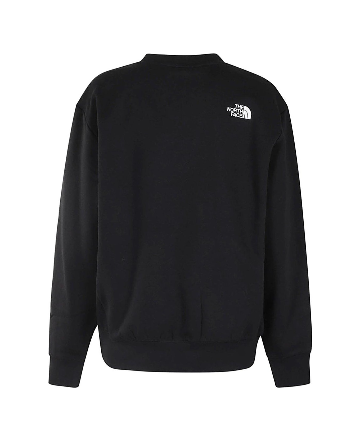 The North Face Logo Embroidered Sweatshirt - Black