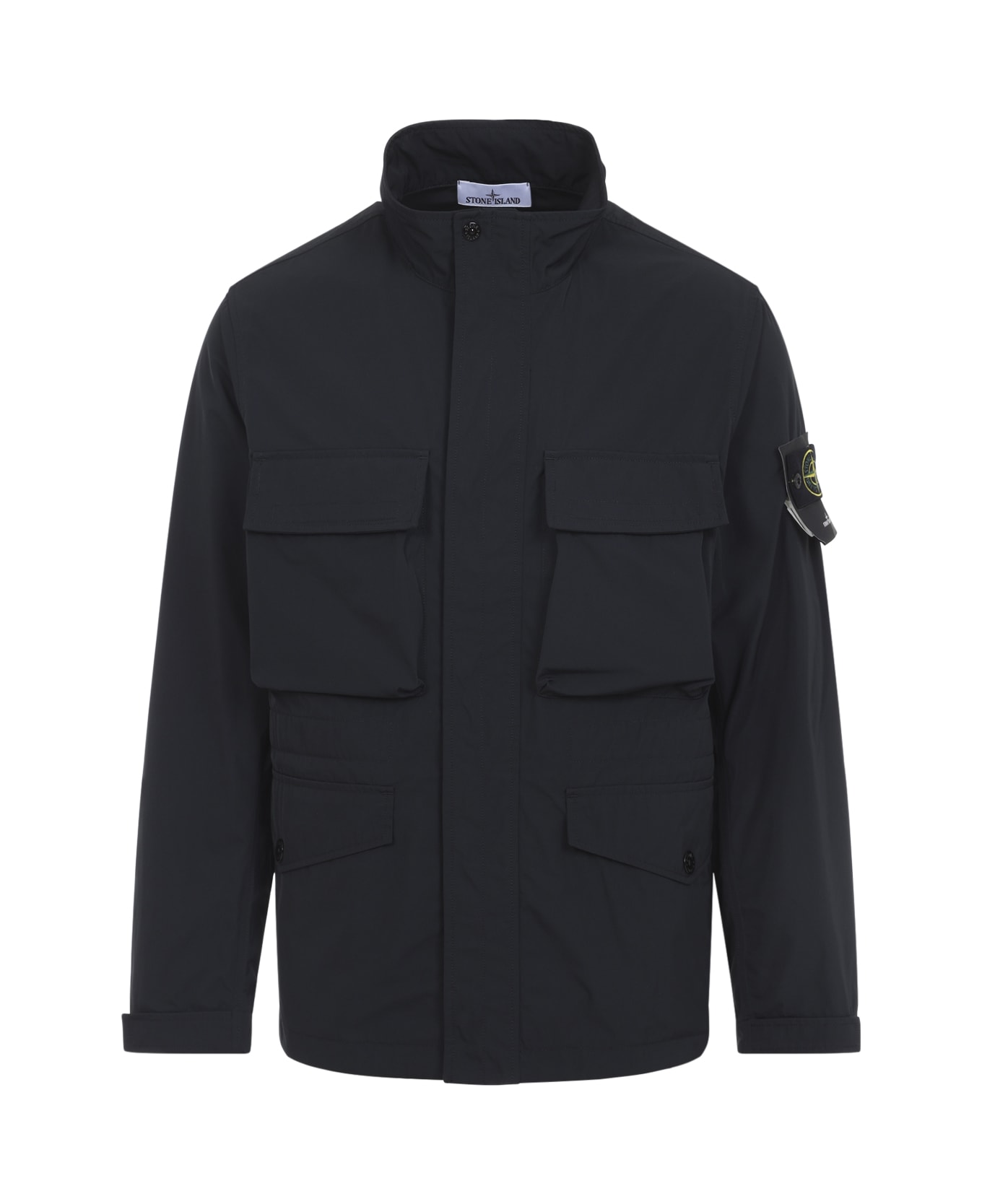 Stone Island Polyester Jacket - Black