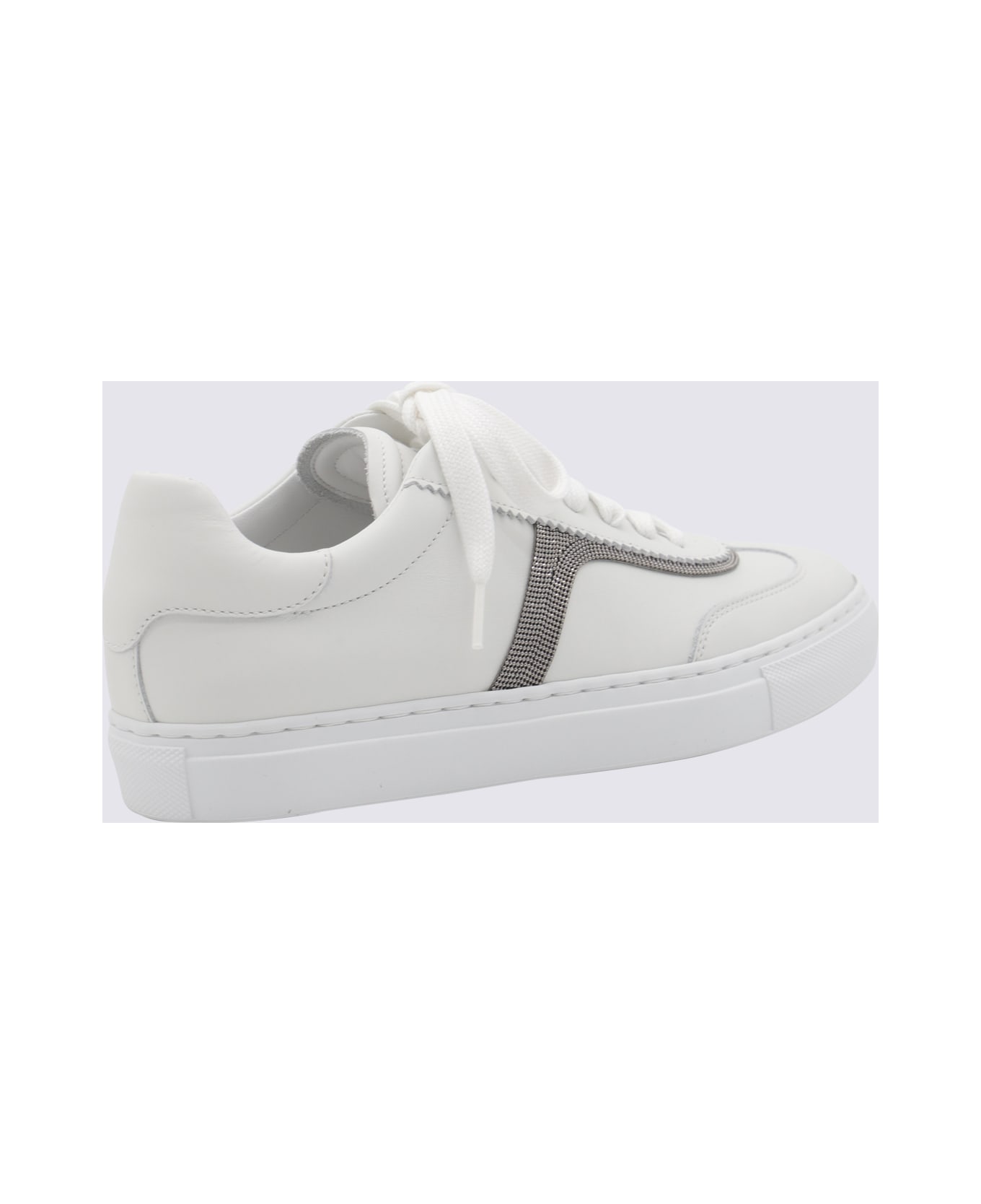 Brunello Cucinelli Sneakers Precious Detail - White