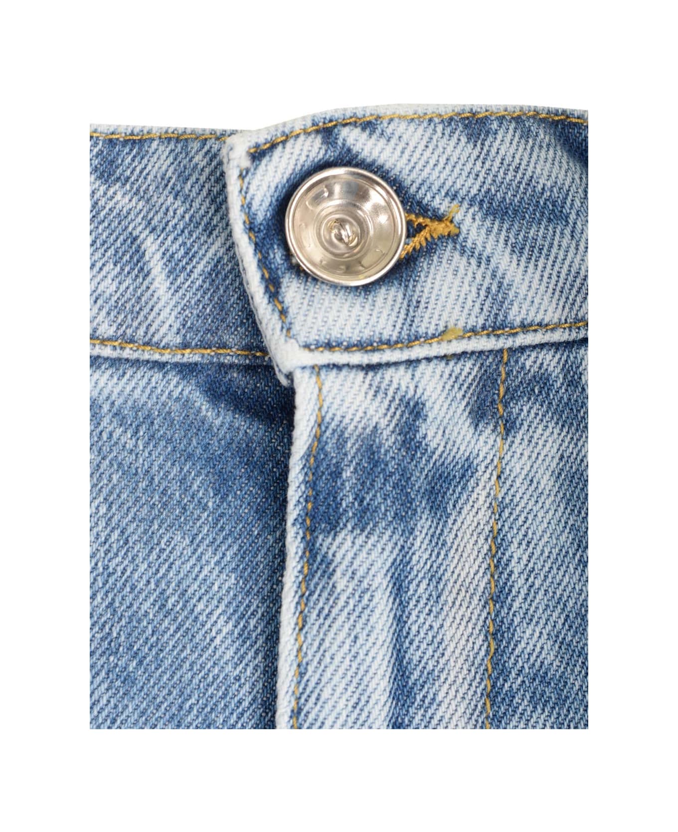 Maison Margiela Jeans With Cut-out Details - Blue