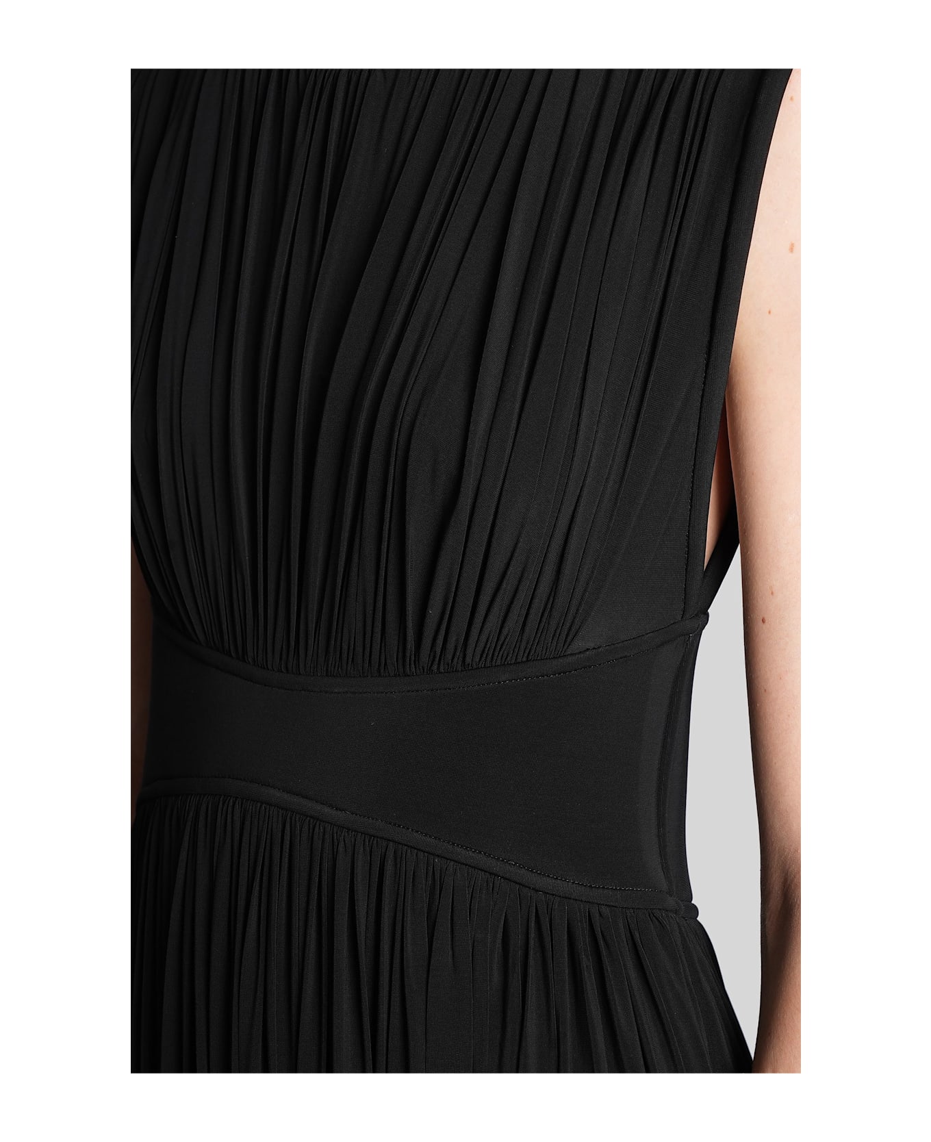 Zimmermann Long Dress In Black Viscose - black