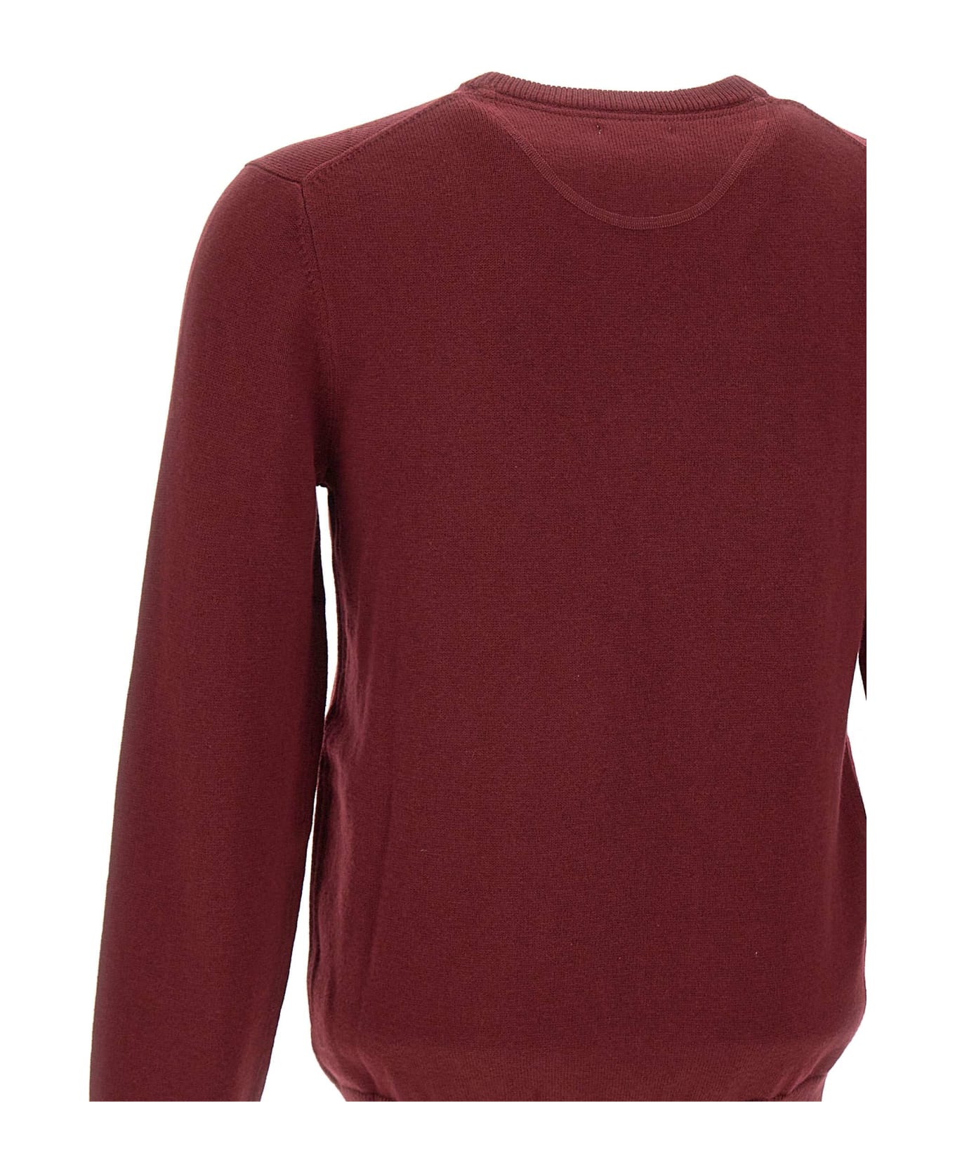 Sun 68 Cotton And Wool Sweater - RED