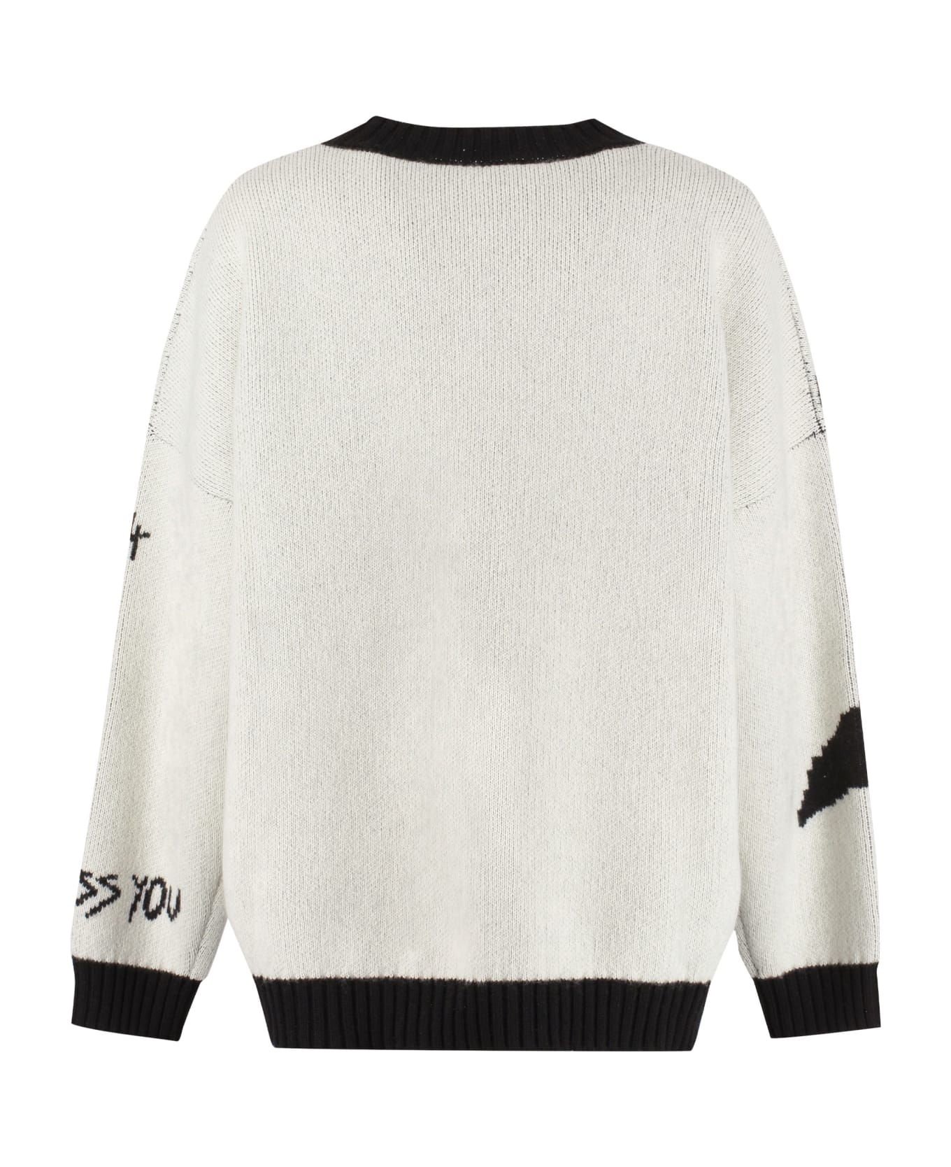 Philosophy di Lorenzo Serafini Oversize Virgin Wool Sweater - Ivory