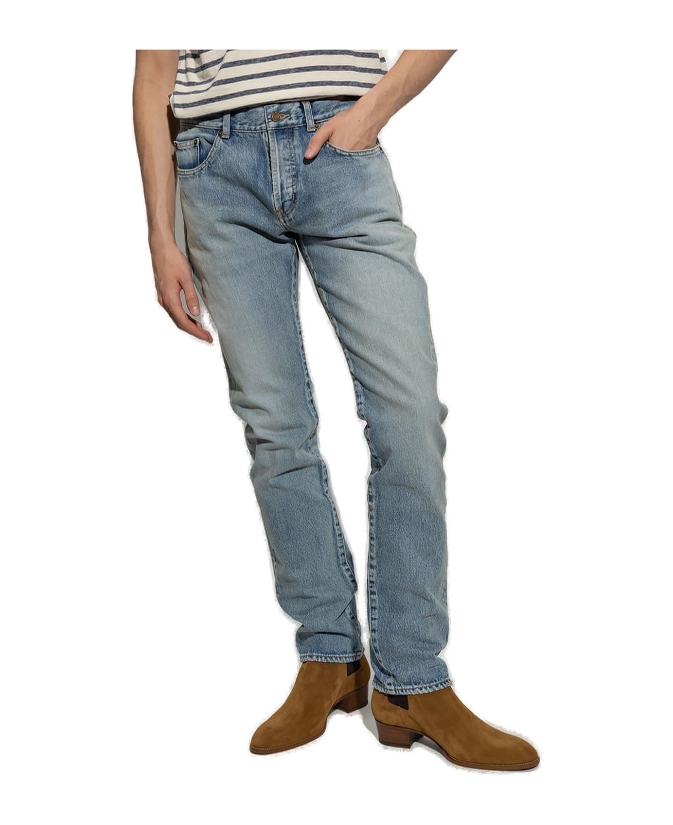 Saint Laurent Straight-leg Jeans - DENIM