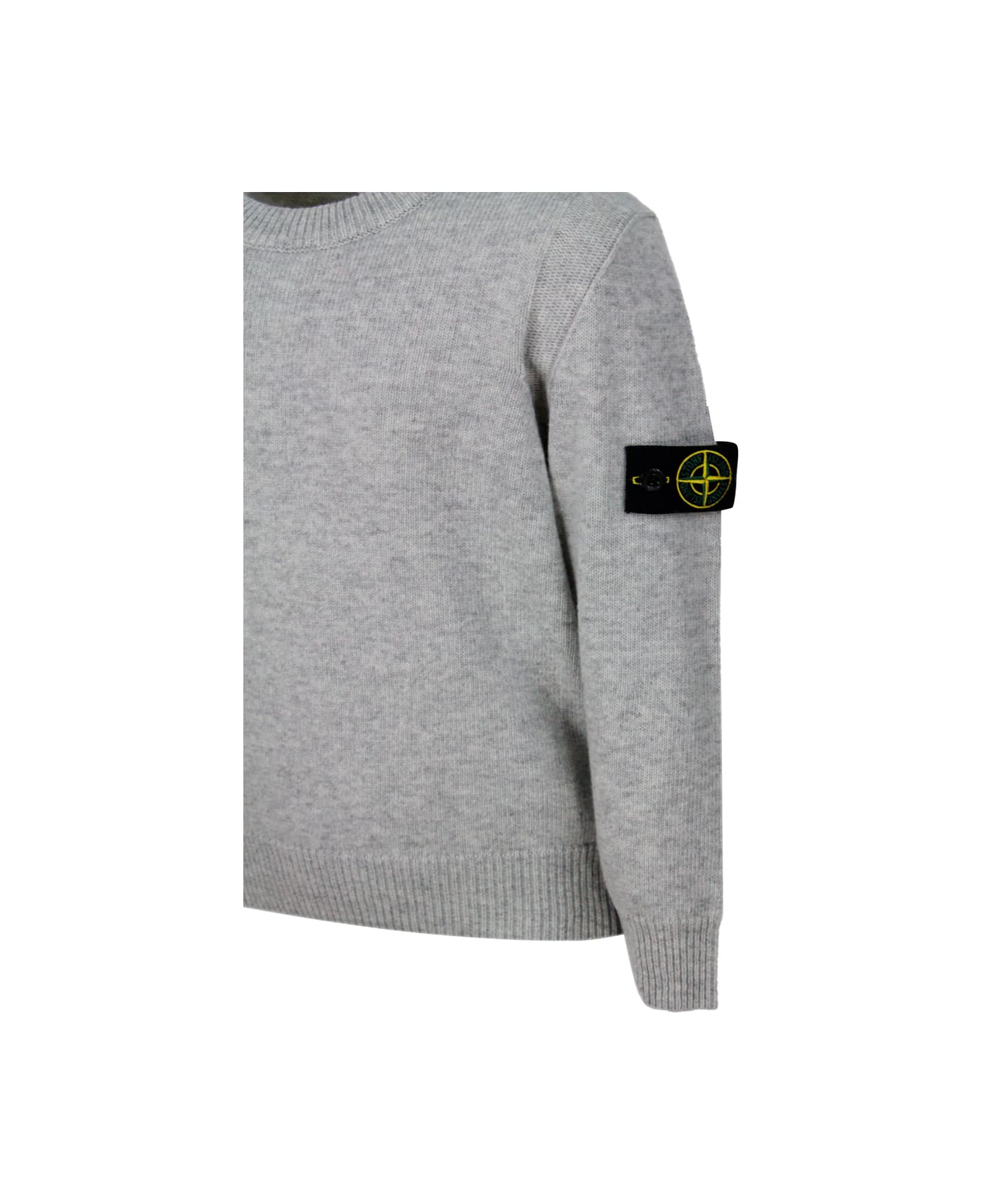 Stone Island Sweater - Melange grey