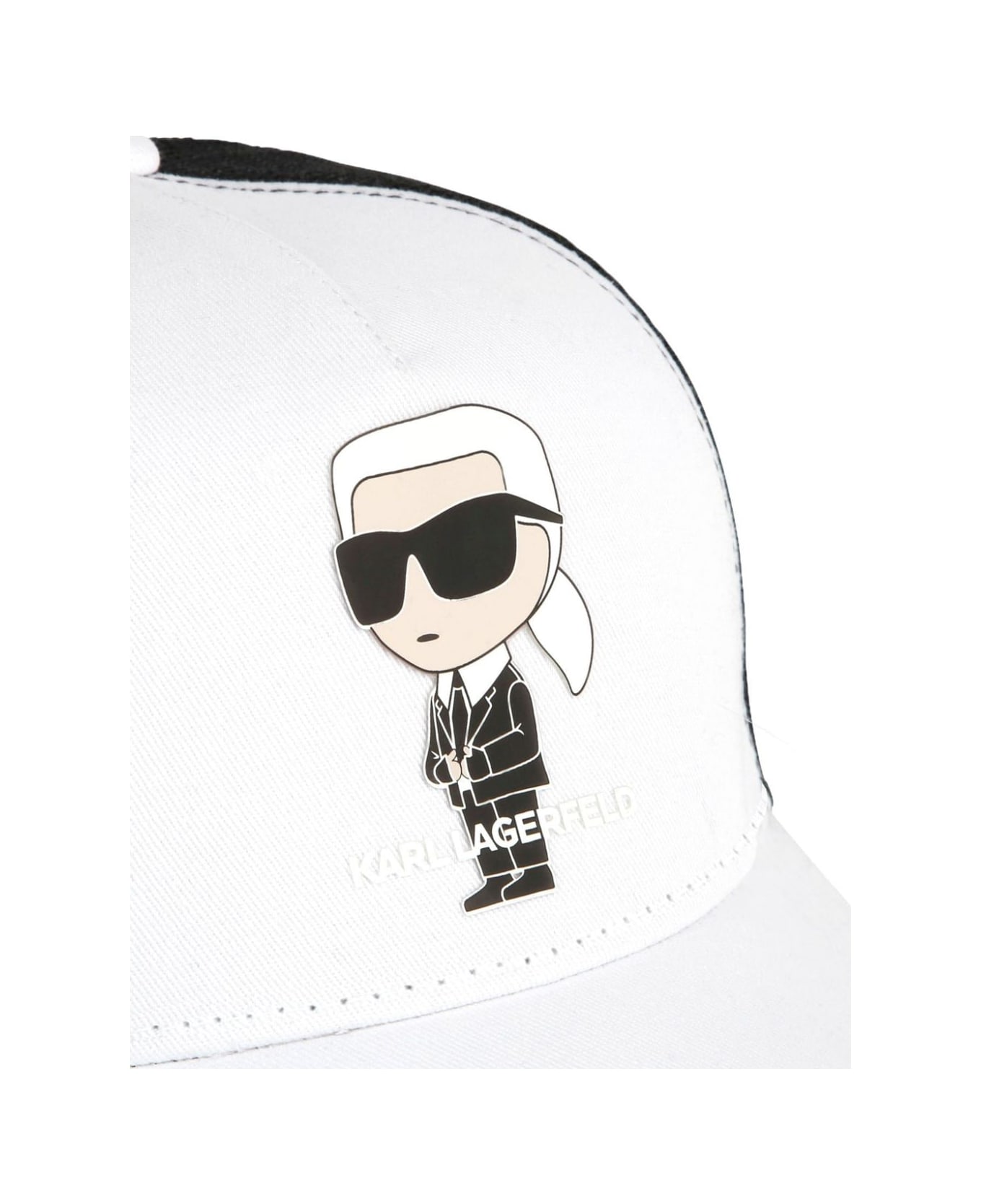 Karl Lagerfeld Kids Cappello Con Stampa - White