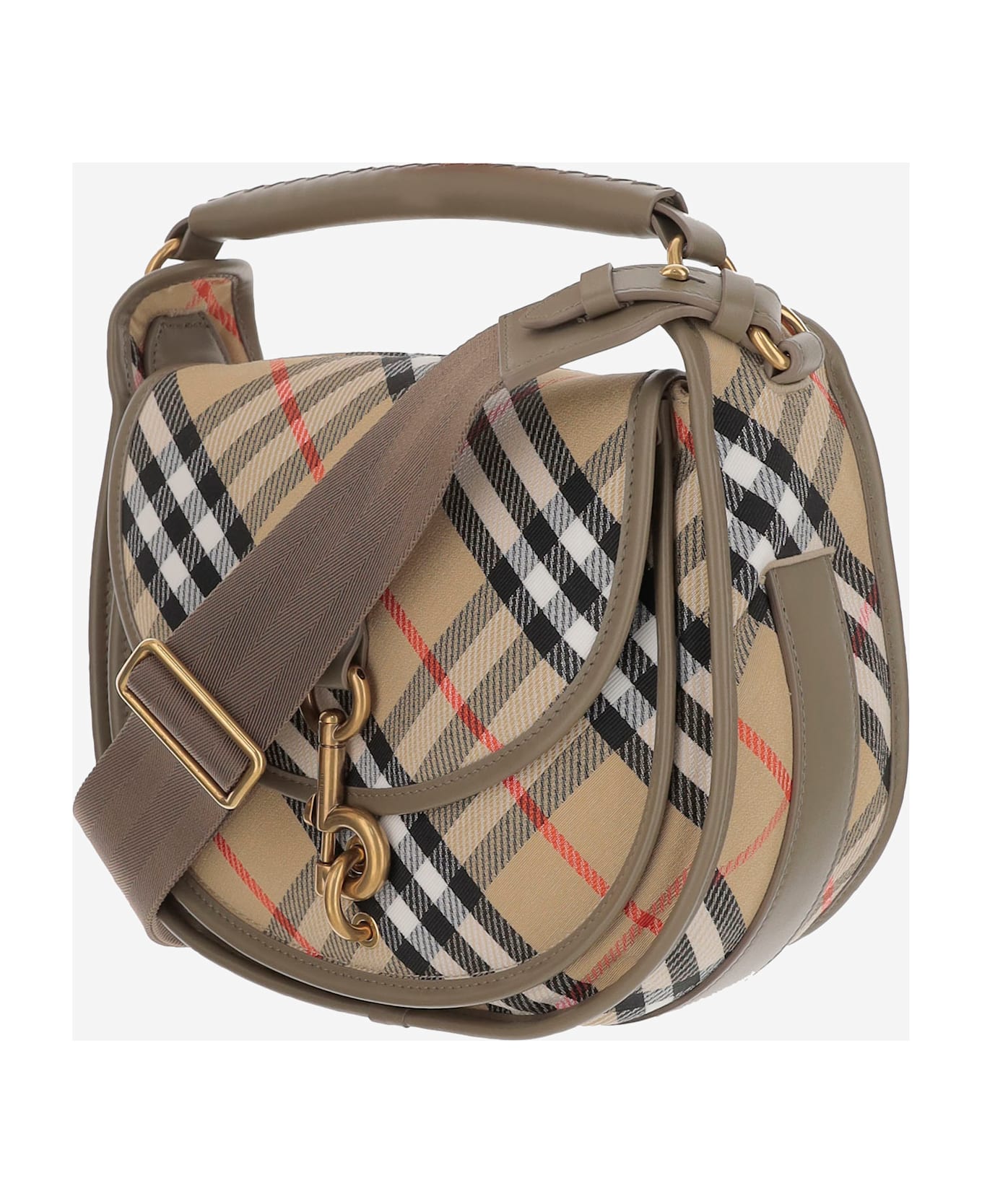 Burberry 
b Clip
 Small Handbag - Red