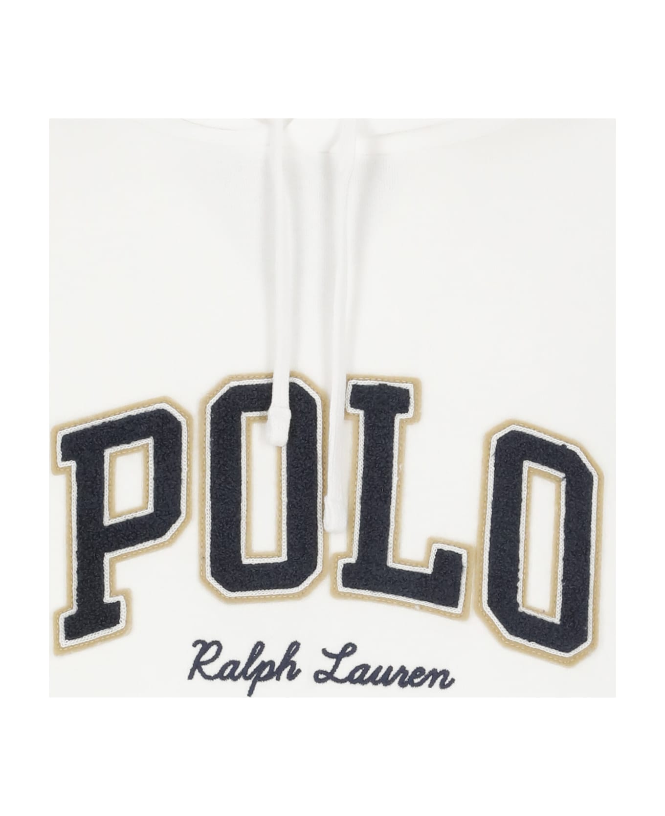 Ralph Lauren Hoodie With Logo - WHITE