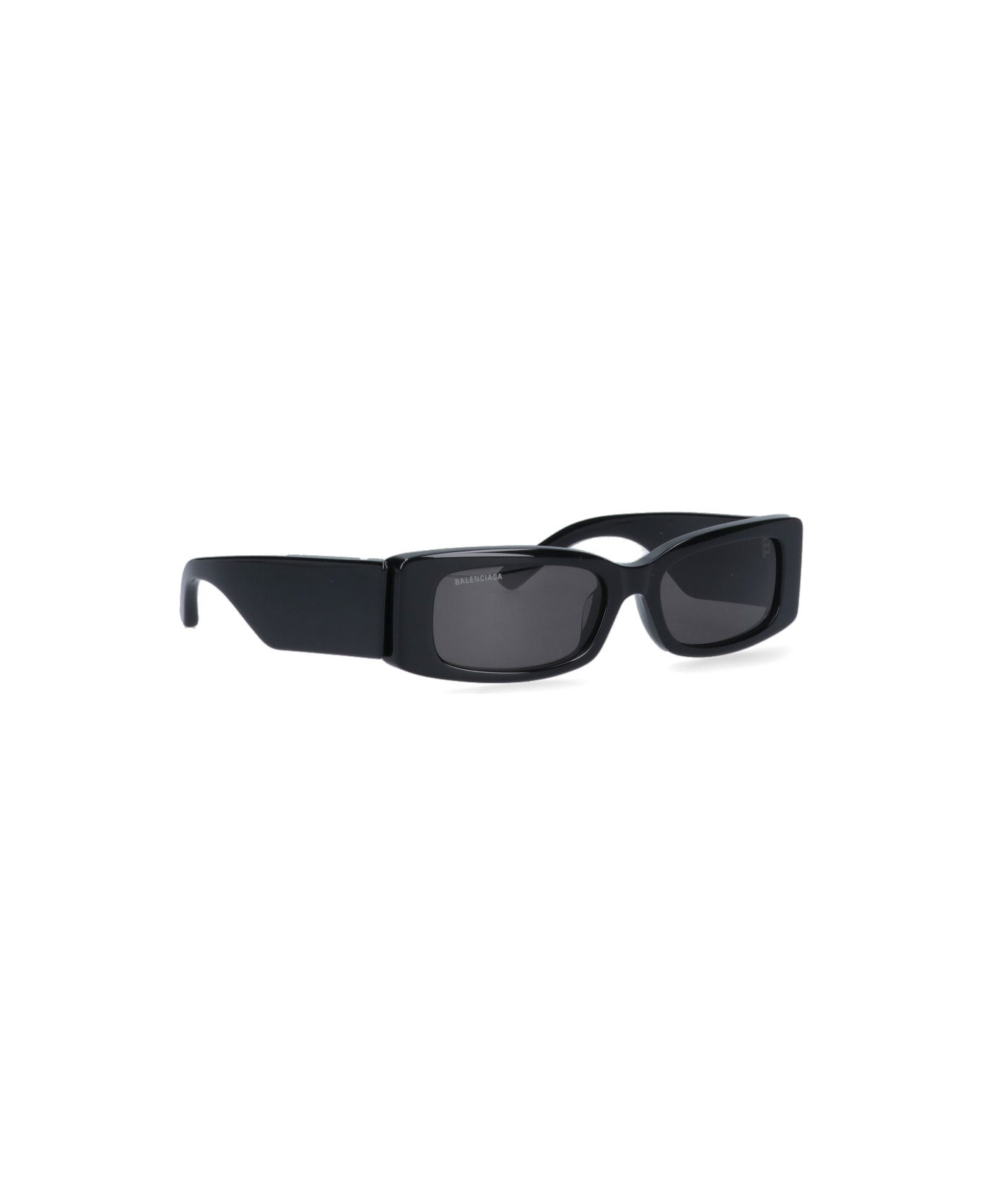 Balenciaga Eyewear Max Rectangle Sunglasses - Black