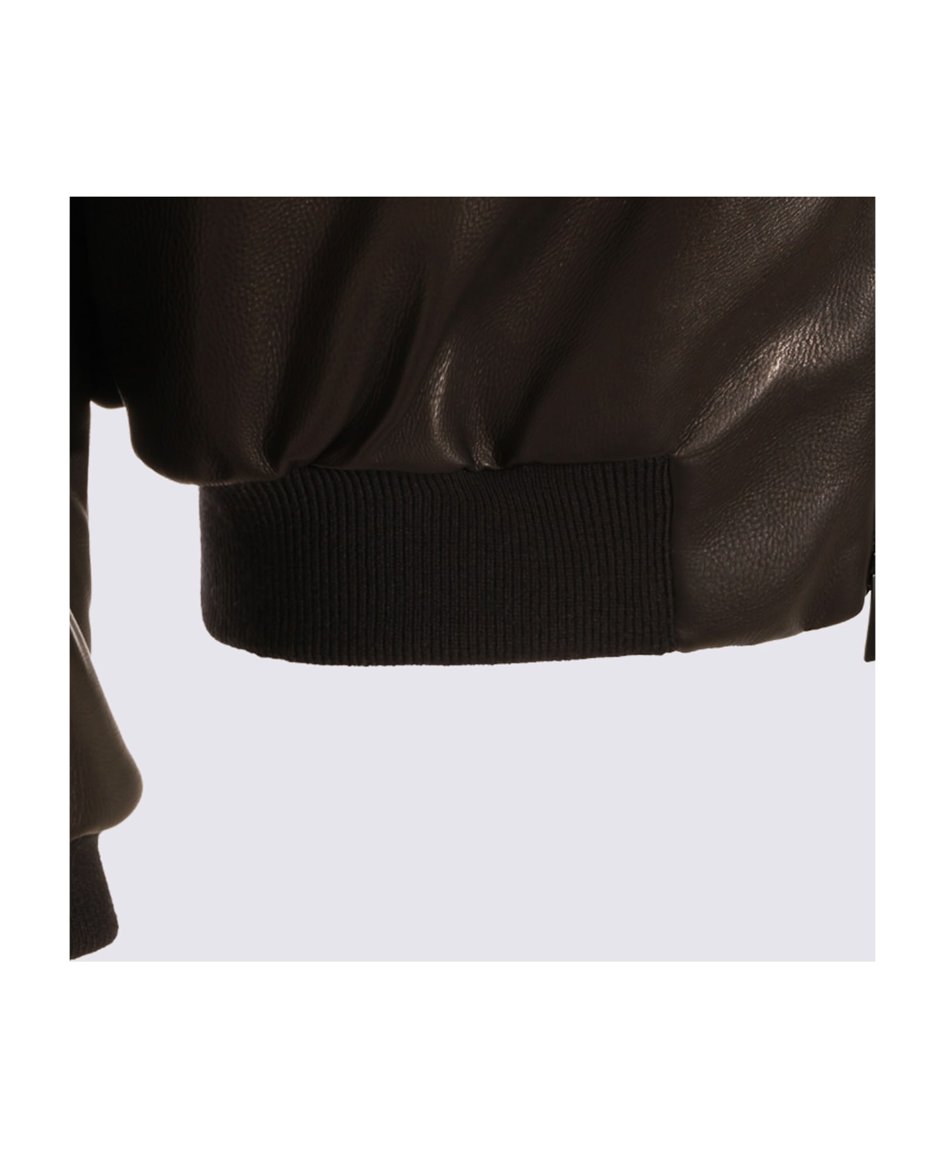 Fear of God Black Leather Jacket - Black