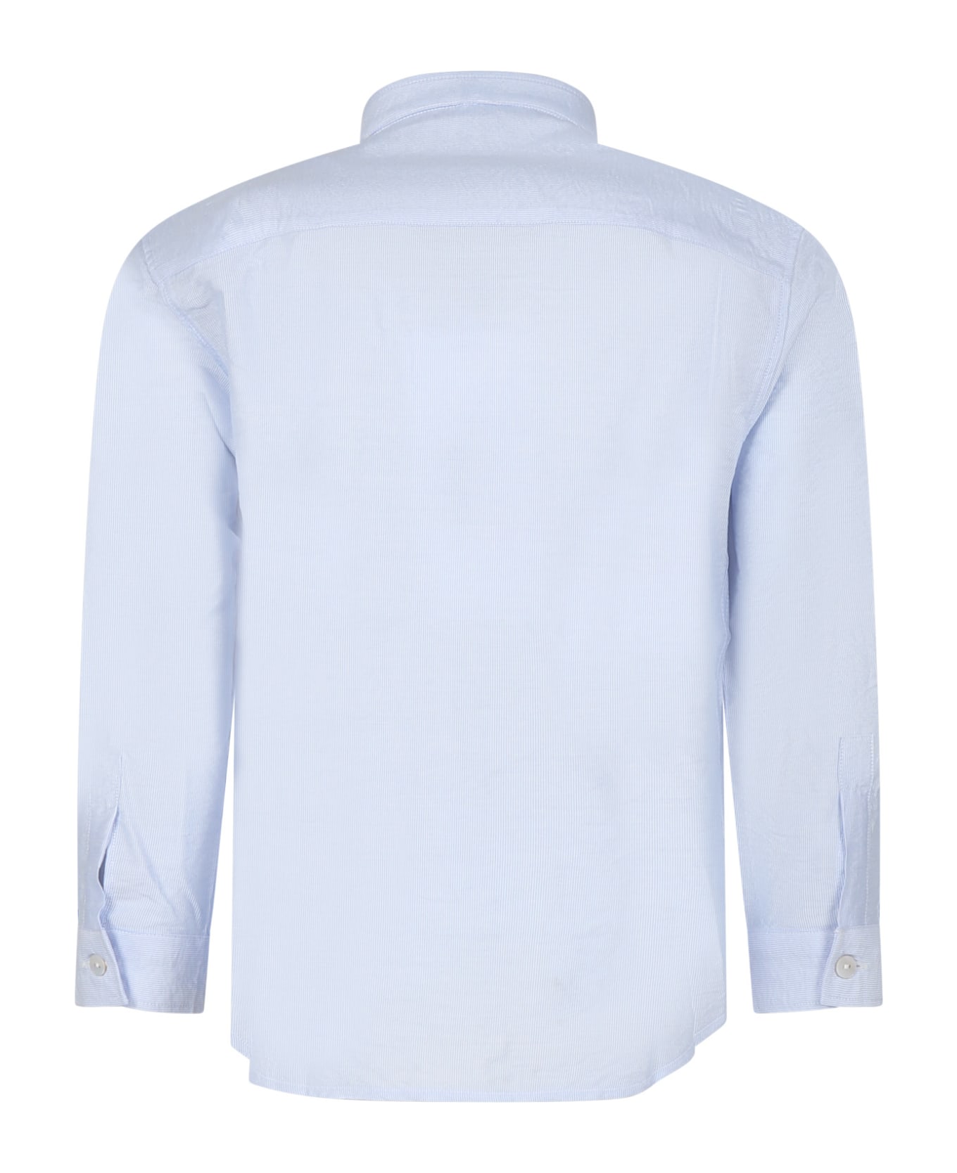 Dondup Light Blue Shirt For Boy With Logo - Light Blue シャツ